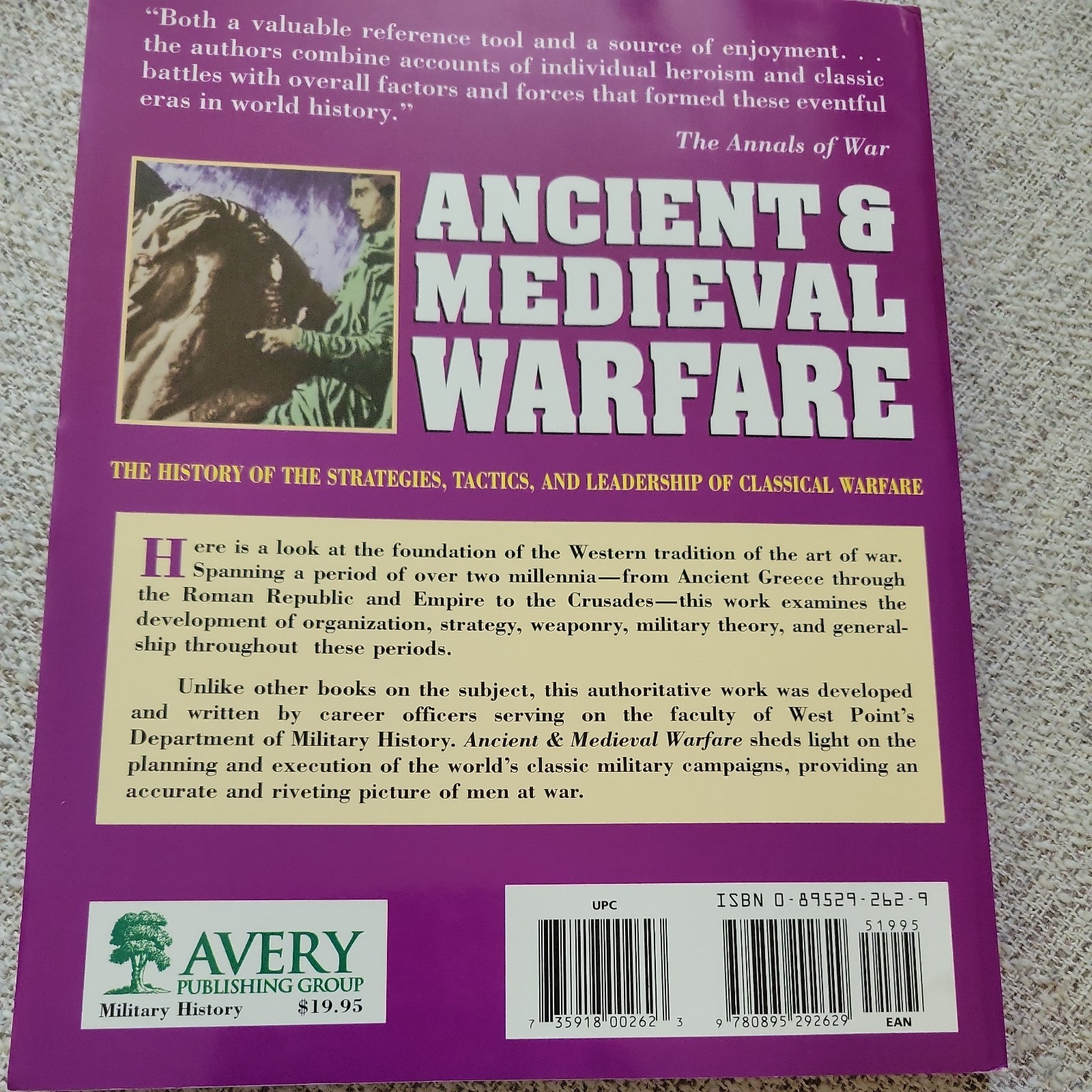 Ancient and Medieval Warfare by Thomas E. Griess (1995, Trade Paperback)