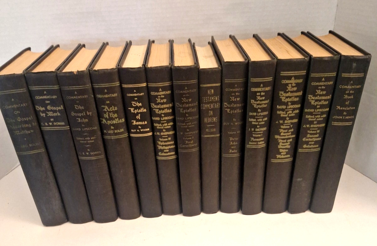 Gospel Advocate New Testament Bible Commentary Set 13/14 HC 50/60s
