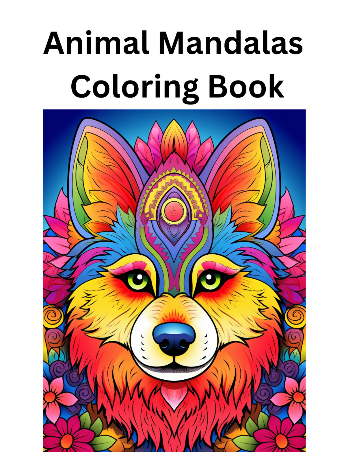 ANimsl MAndalas Coloring Bookfor all ages