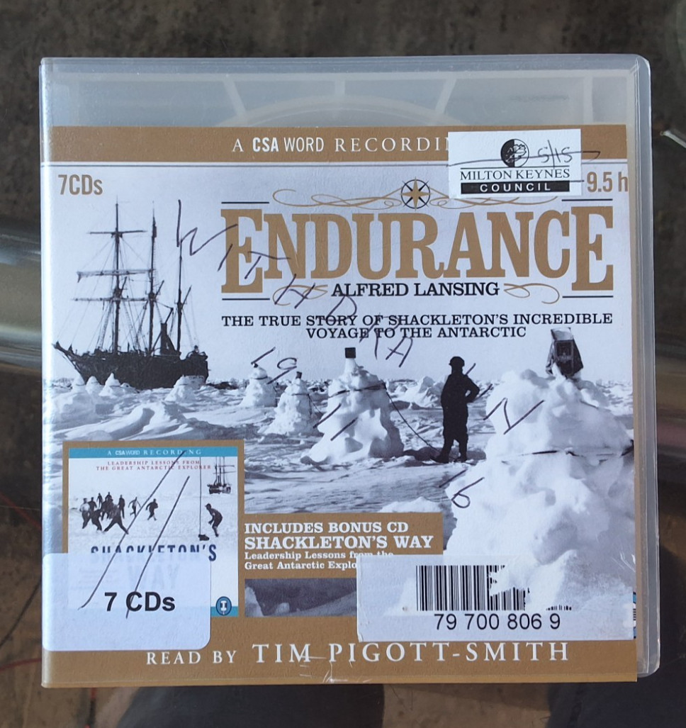Endurance Alfred Lansing audio book read by Tim Pigott-Smith