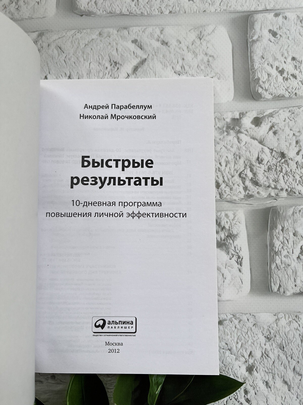 Быстрые результаты 10-дневная программа повышения личной эффективности Book