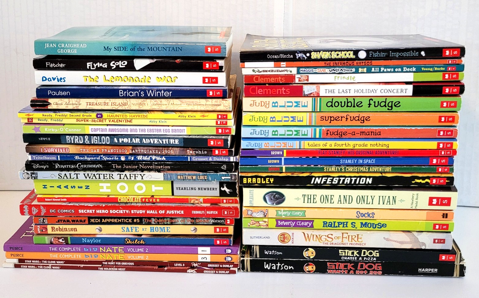 Boys Chapter Books Lot 3rd/4th/5th/6th Grade 42 PB Scholastic Homeschool