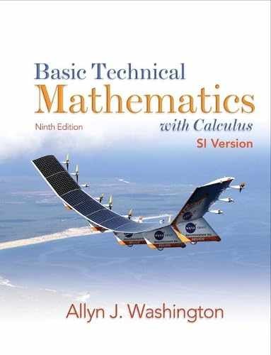 Basic Technical Mathematics With – Hardcover, by Washington Allyn J. – Very Good