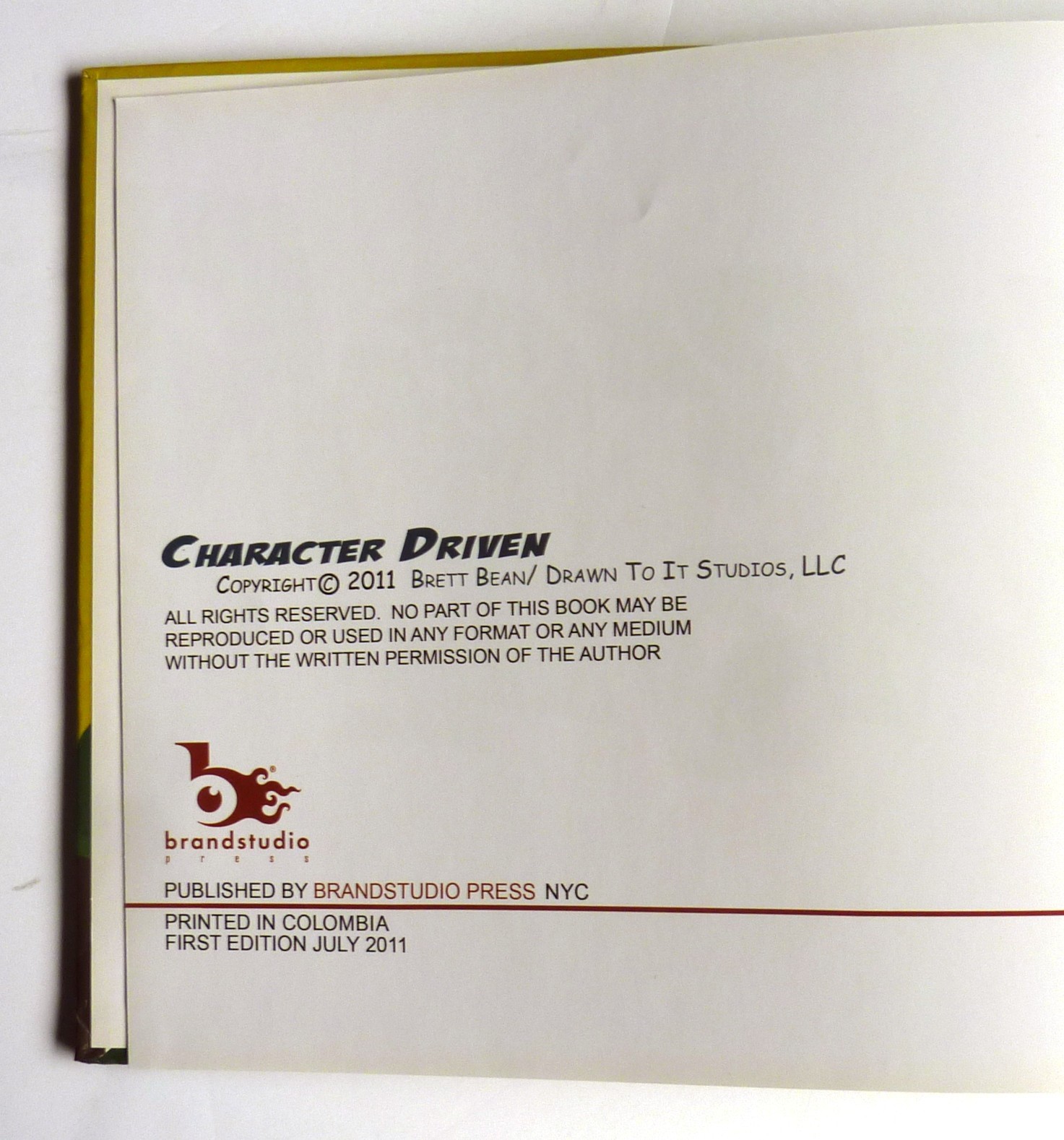 Character Driven The Art Of Brett Bean HC New
