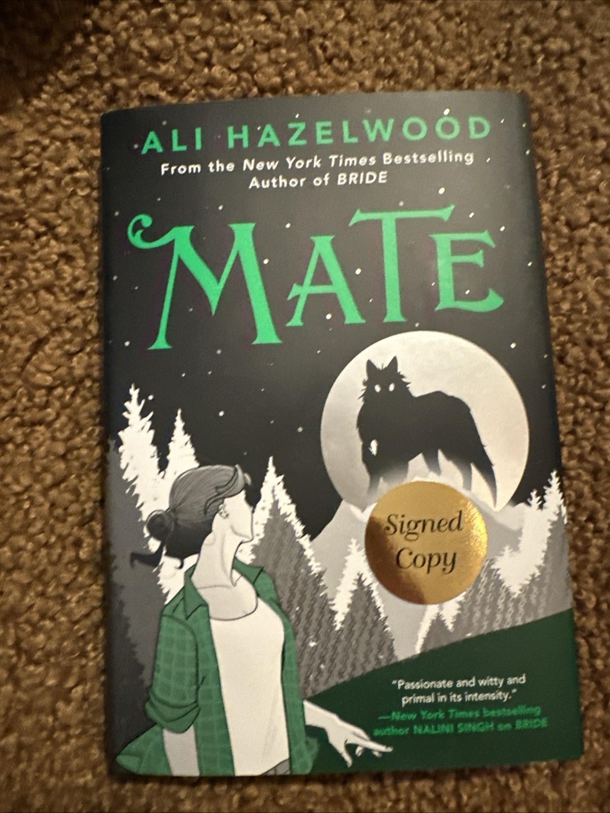 Mate by Ali Hazelwood HC Signed 1st Printing Unused 9798217190652