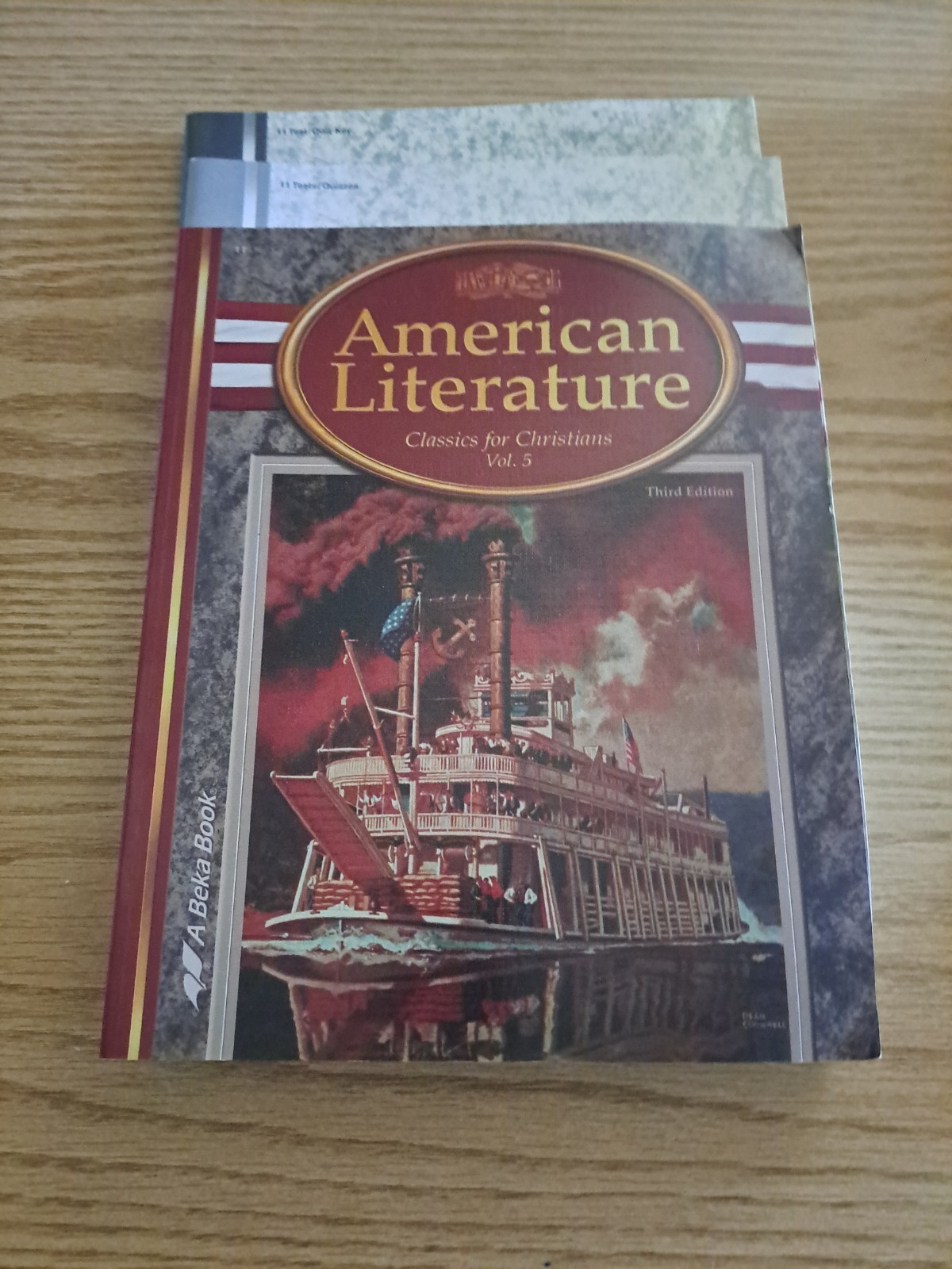 ABeka American Literature 3rd Edition Student Text Book 11th Grade. Vol. 5