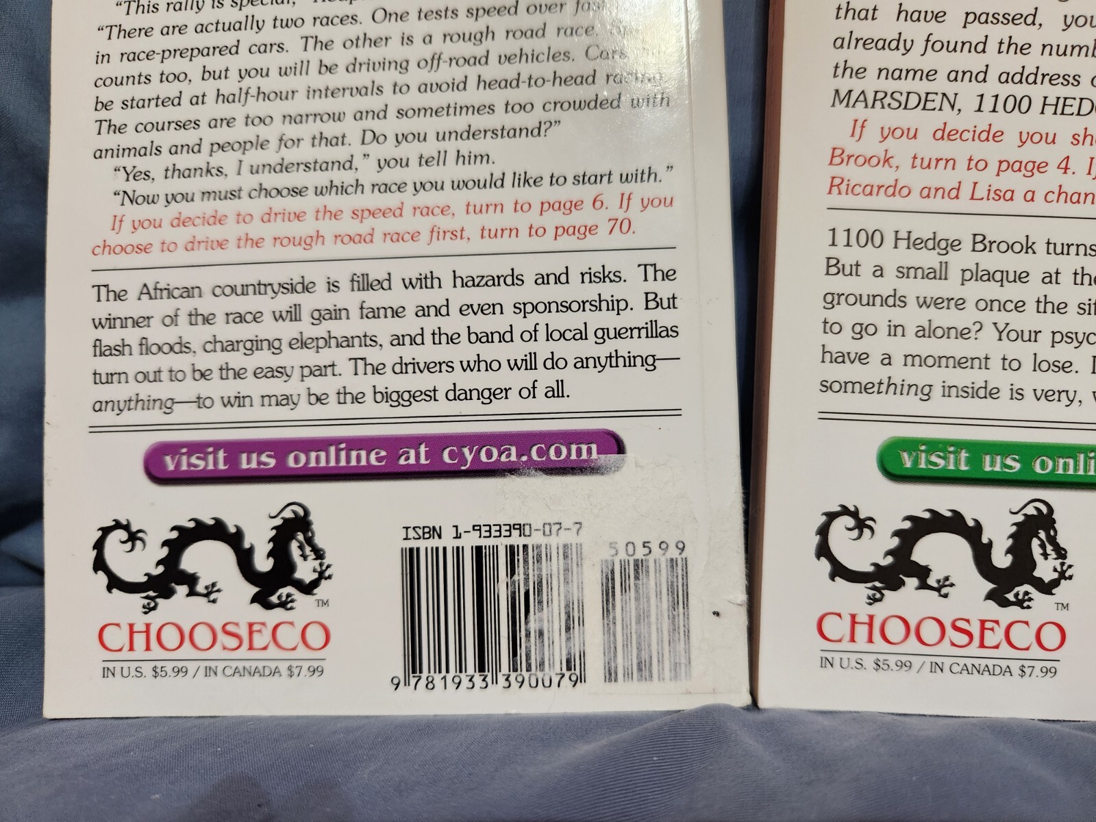 CHOOSE YOUR OWN ADVENTURE Book LOT 11 CYOA 2005 Chooseco VTG RPG