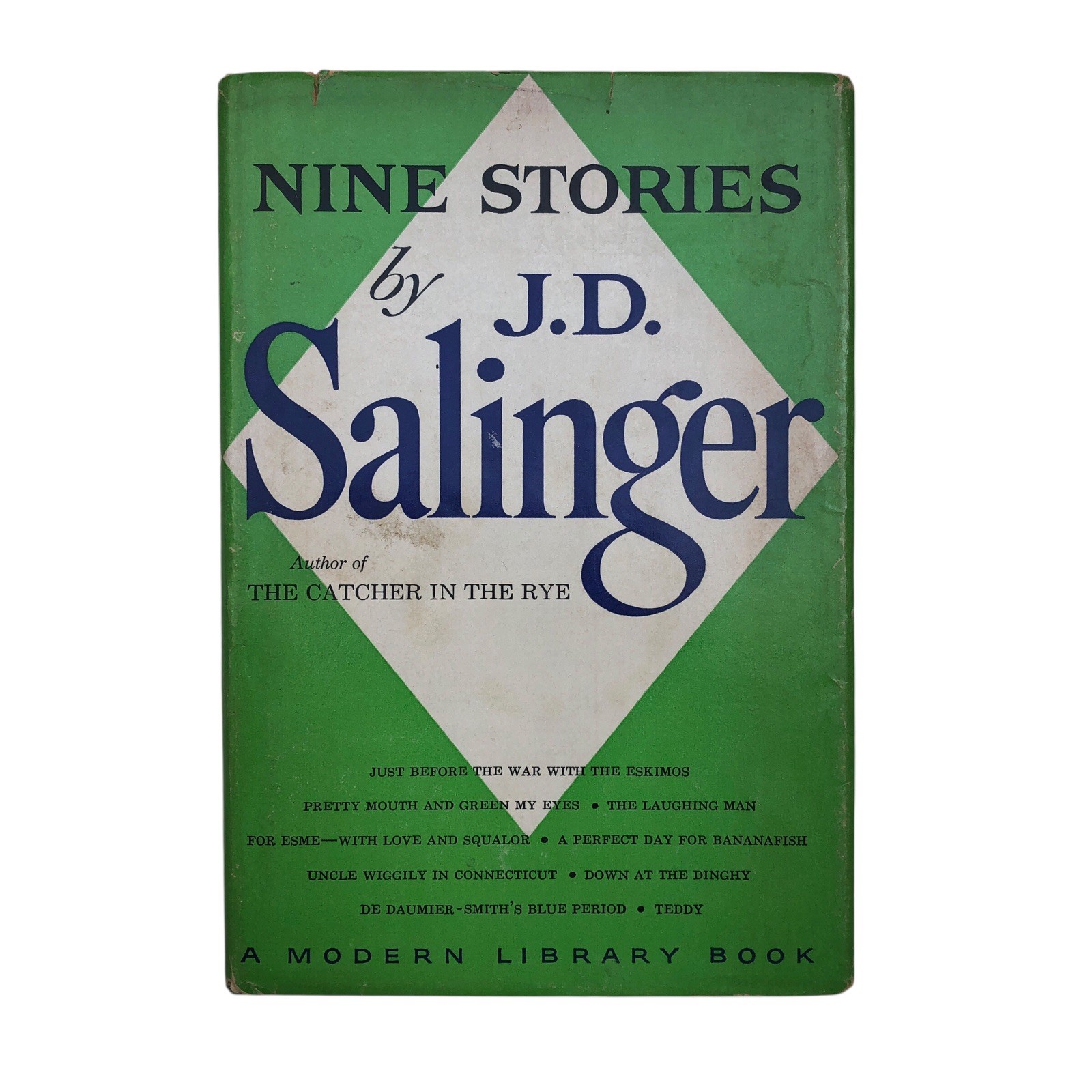 NINE STORIES 1953 – J. D. Salinger Vintage Modern Library Hardcover Art Deco VTG