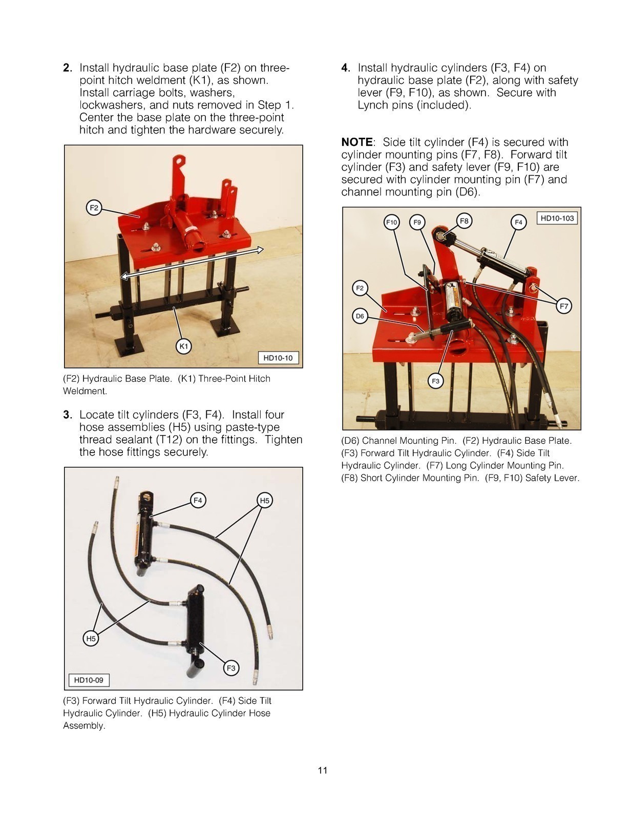 SHAVER HD-10 HD-10-H HYDRAULIC POST DRIVER Operators Manual SPIRAL BOUND- COVERE