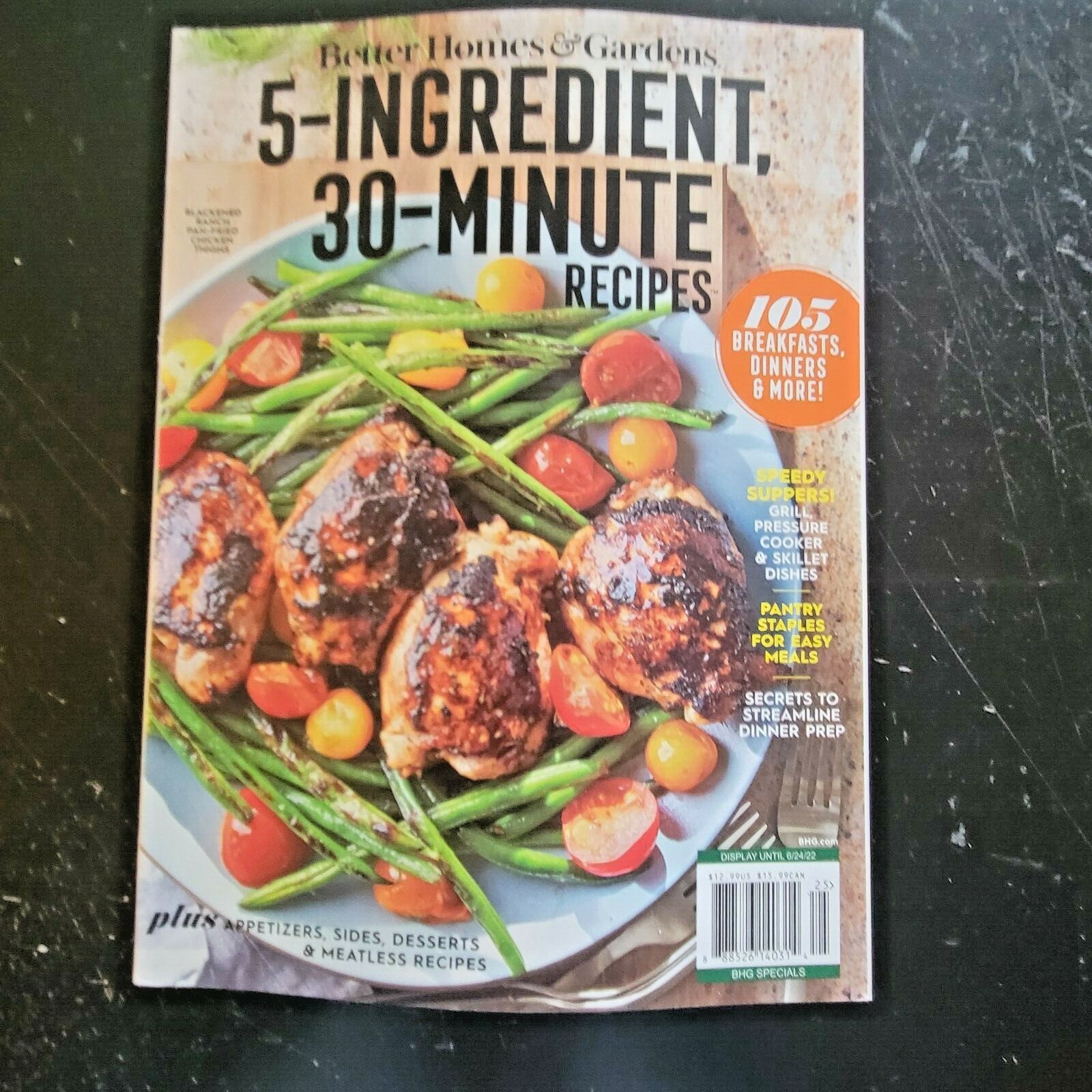 5-INGREDIENT 30-MINUTE RECIPES by BH&G- 105 Breakfast – Dinners & More