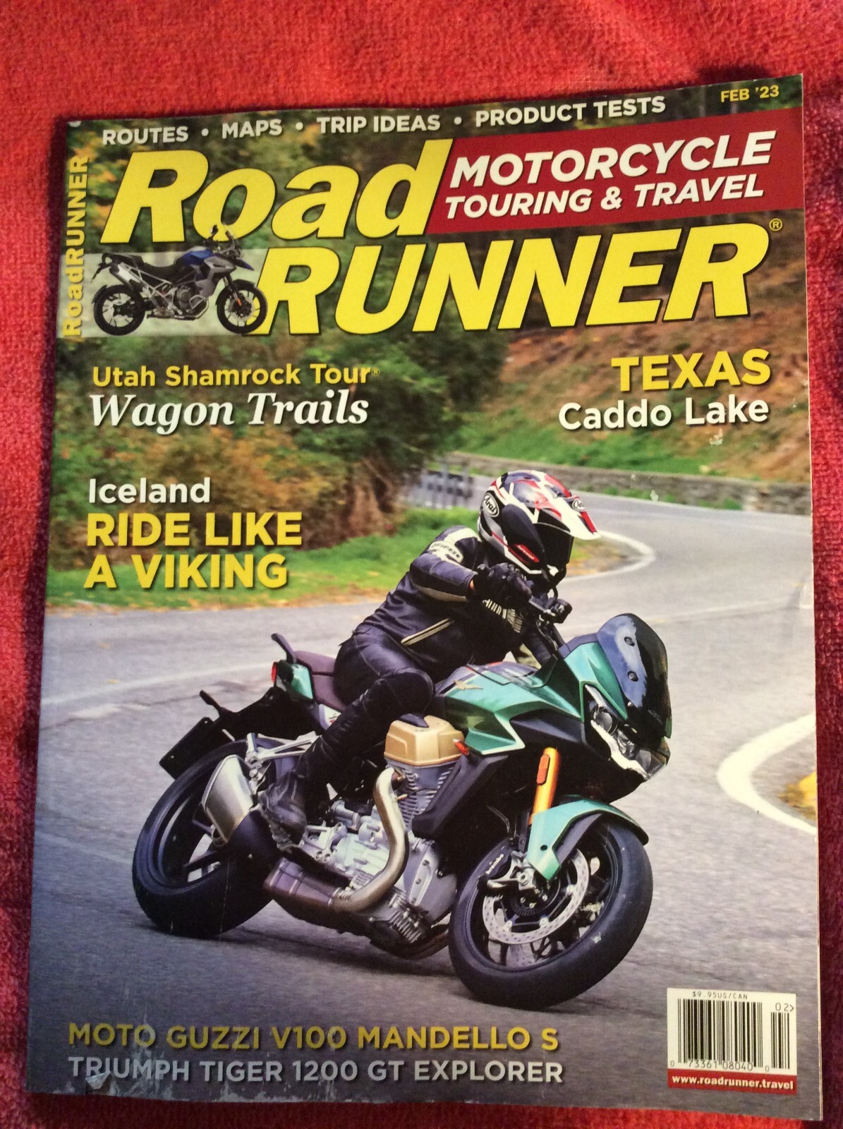 ROAD RUNNER MOTORCYCLE TOURING & TRAVEL MAGAZINE FEBRUARY 2023 ICELAND TEXAS