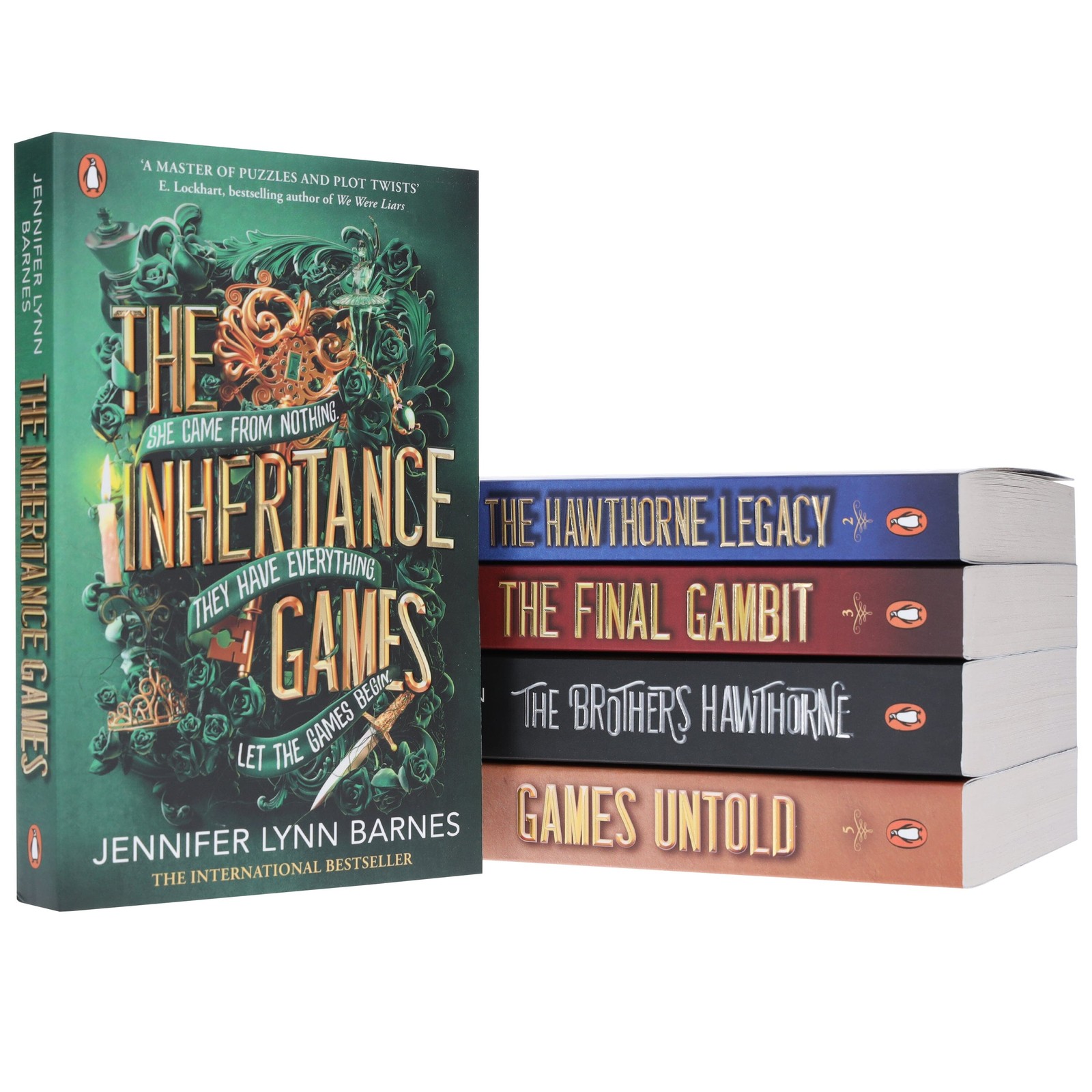 The Inheritance Games Series By Jennifer Lynn Barnes: 5 Books – Ages 12-17 – PB
