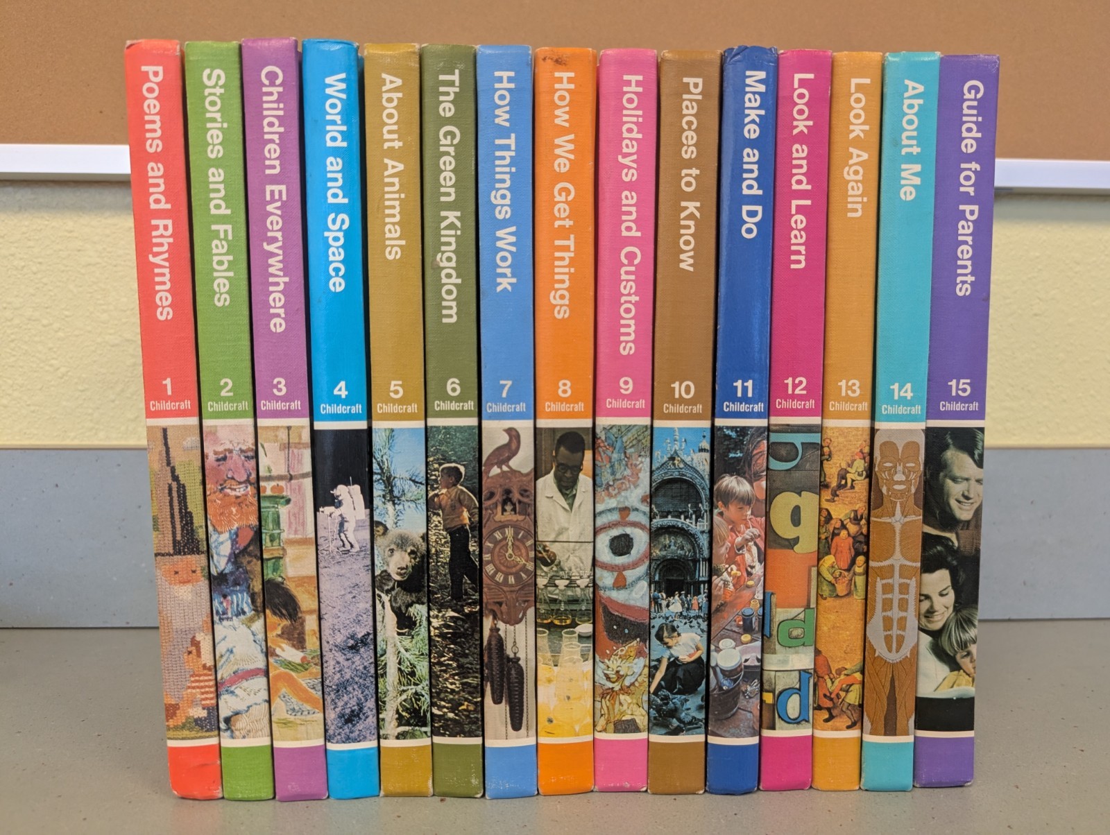 Vintage Childcraft Complete Set-The How and Why Library – #1-15 Free Shipping