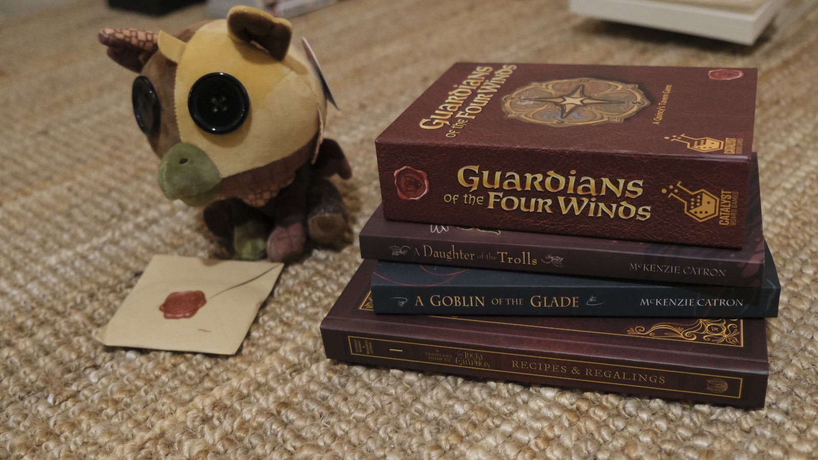 Quincystavern bundle W/ Plushie and Board Game