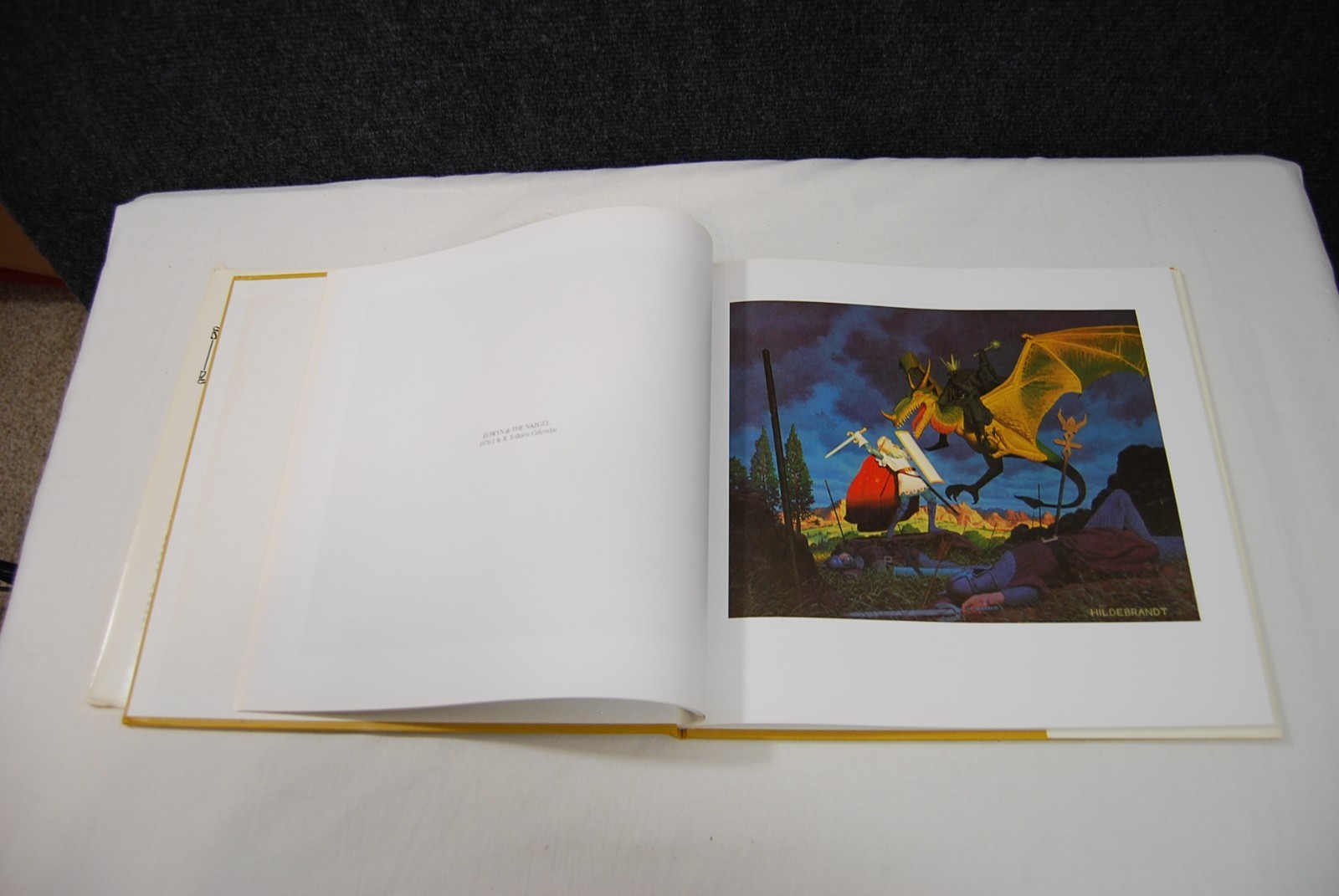 BOOK CLUB EDITION The Art Of The Brothers Hildebrandt 1979 HARDCOVER wDJ Tolkien