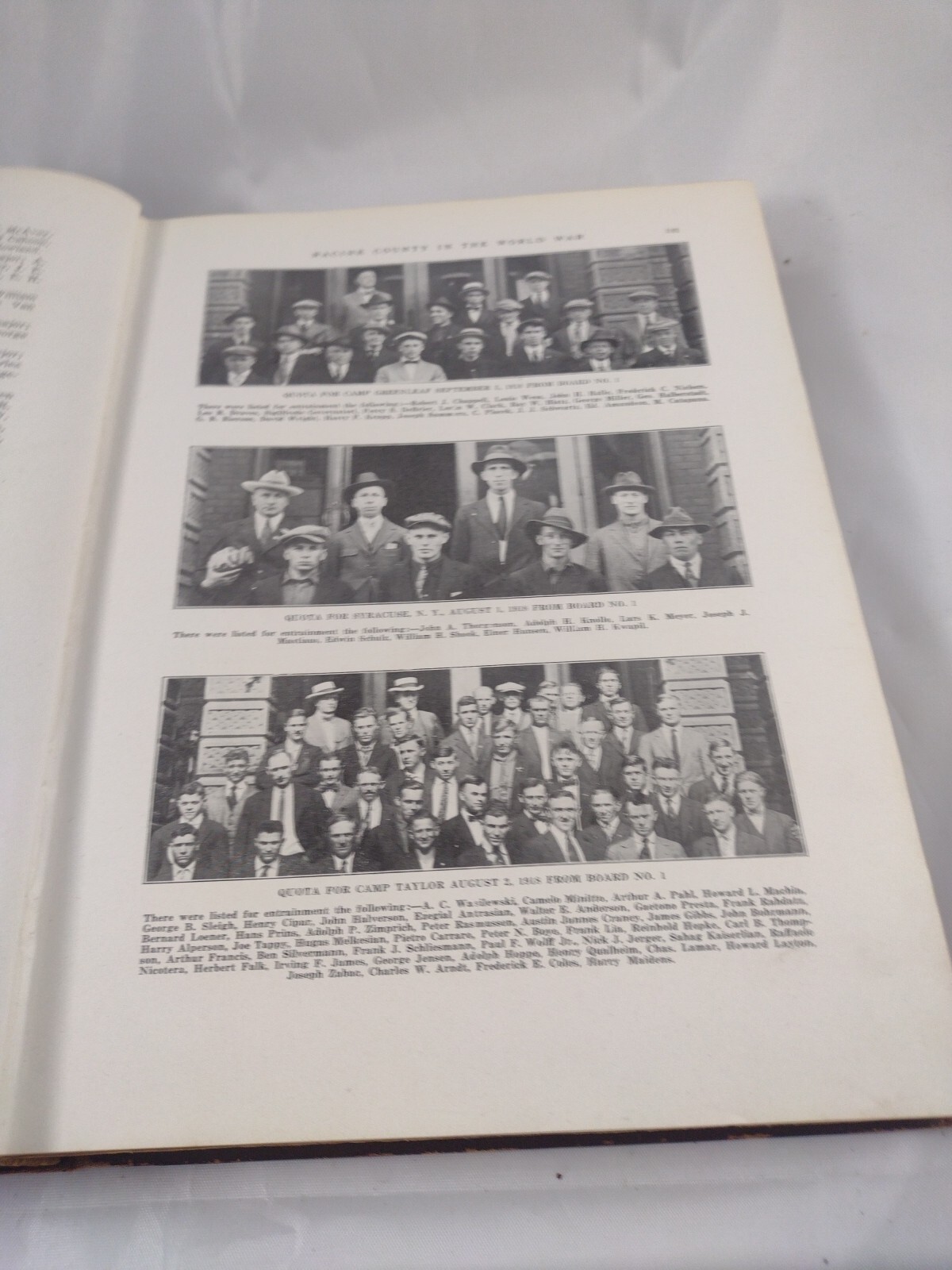 Racine County In The World War 1920 Walter L. Haight 121th Field Artillery