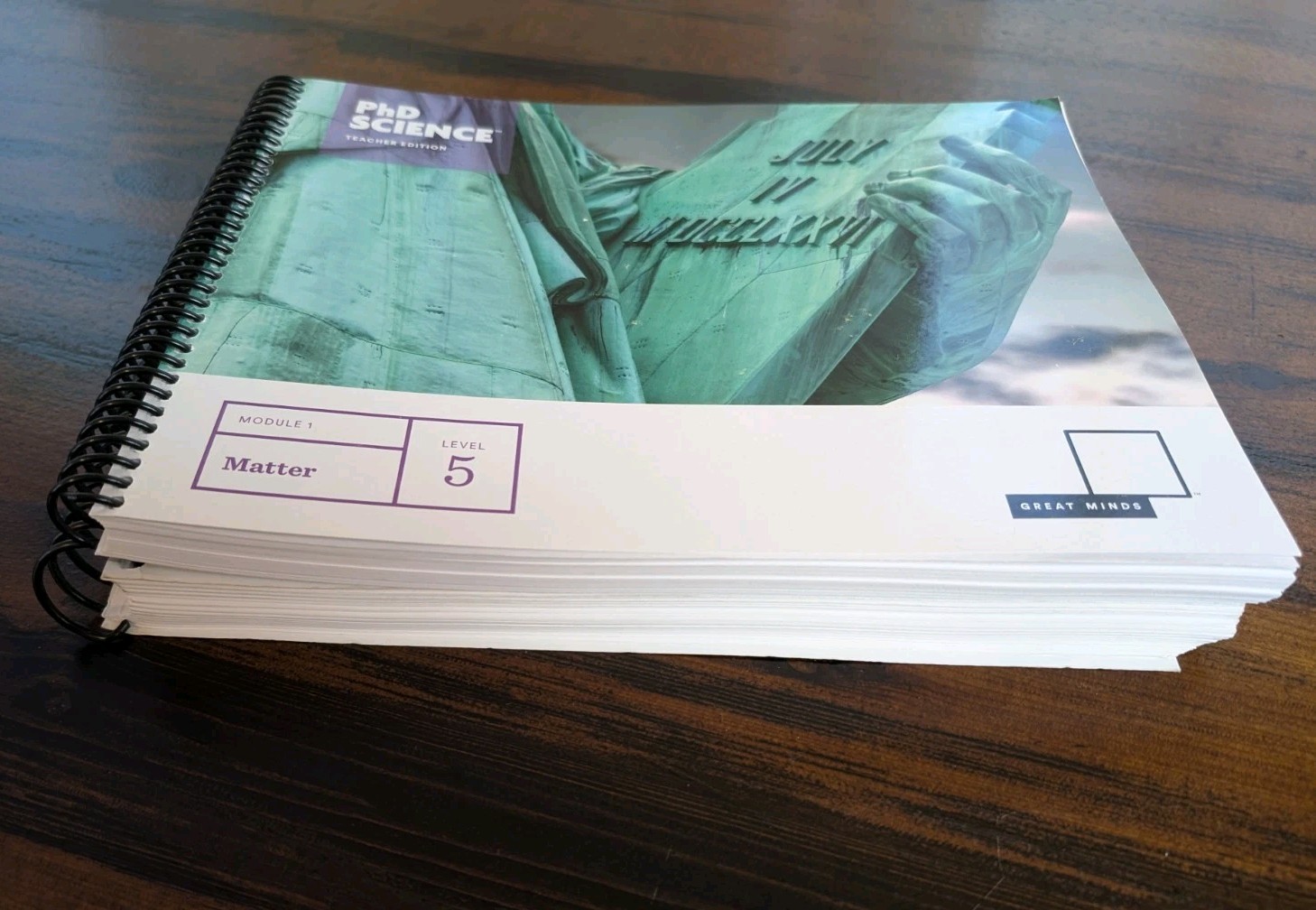 PhD Science: GREAT MINDS Level 5 Modules 1 & 2 Teacher Editions, HS Curriculum