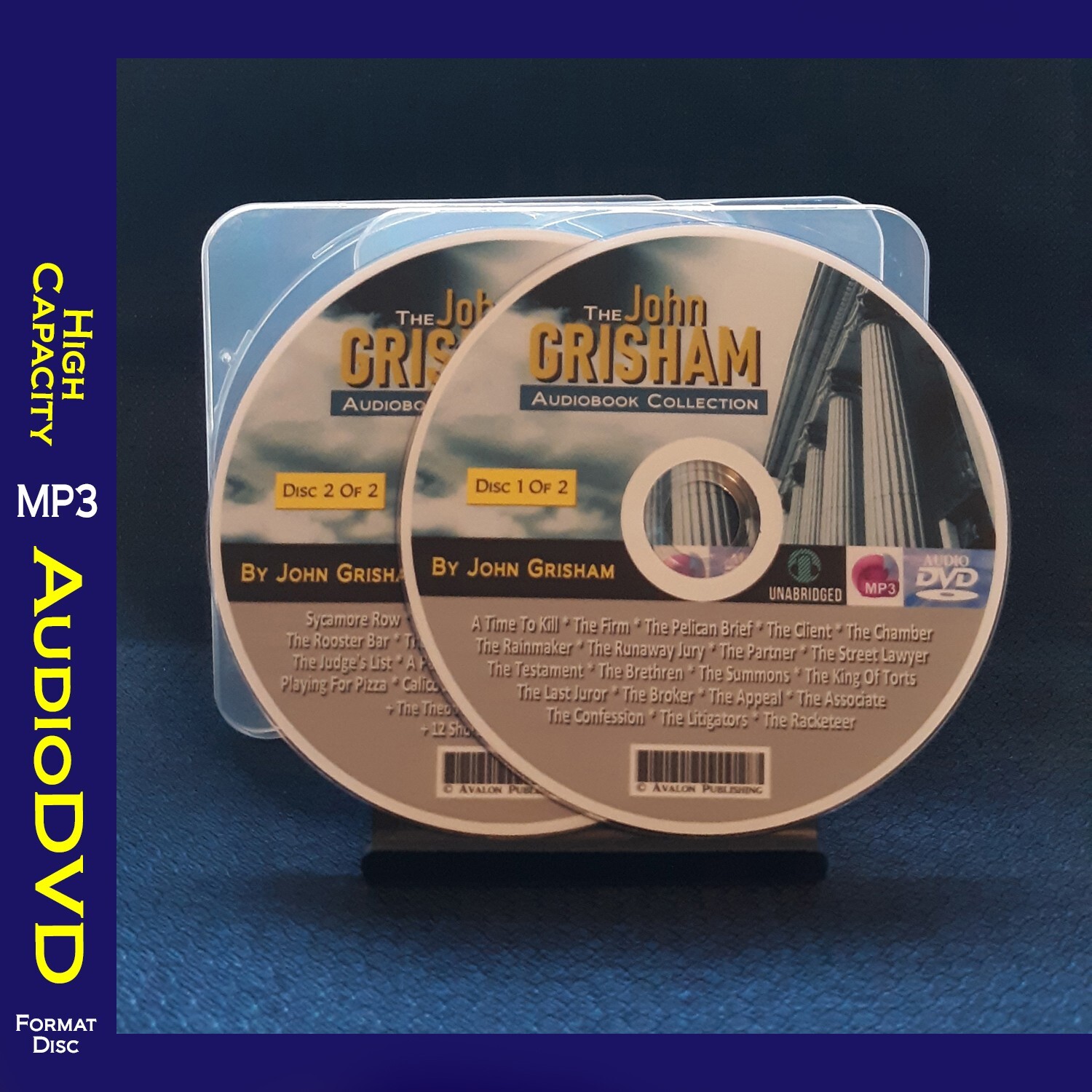 The JOHN GRISHAM Legal Thrillers & More – 56 MP3 Audiobook Collection