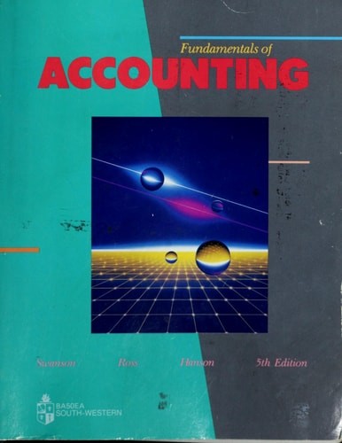 Fundamentals of Accounting, Robert M. Swanson, Good Book
