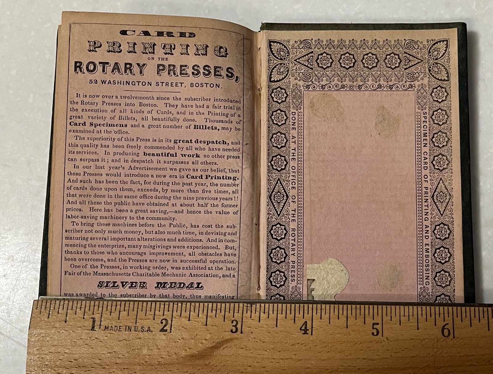 The Boston Almanac for the Year 1840 by S. N. Dickinson