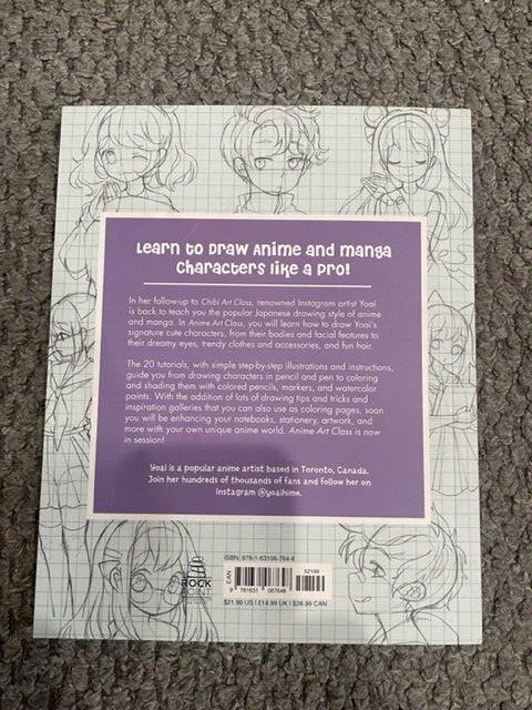 Anime Art Class: A Complete Course in Drawing Manga Cuties by Yoai: New