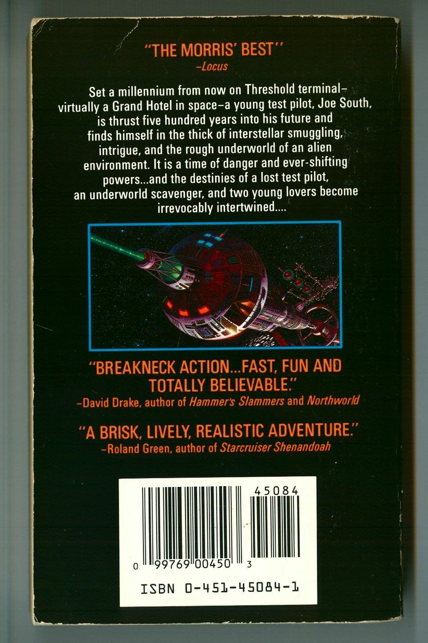 THRESHOLD by Janet and Chris Morris! Vintage 1991 ROC Science Fiction Paperback!