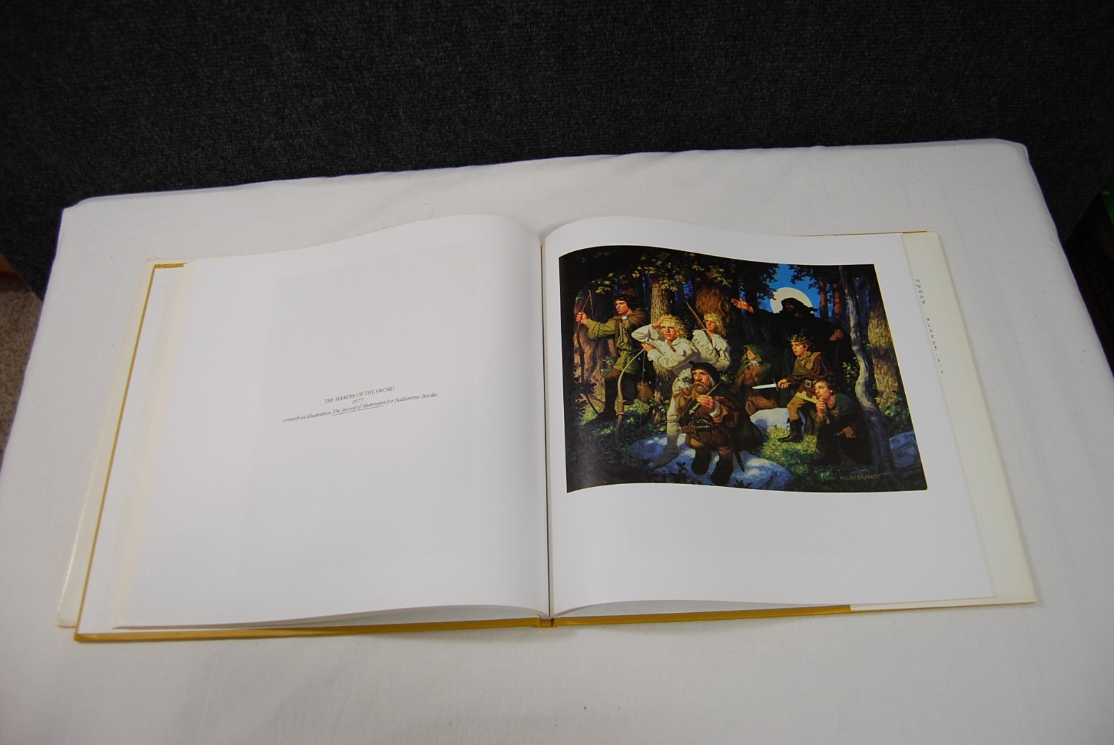 BOOK CLUB EDITION The Art Of The Brothers Hildebrandt 1979 HARDCOVER wDJ Tolkien