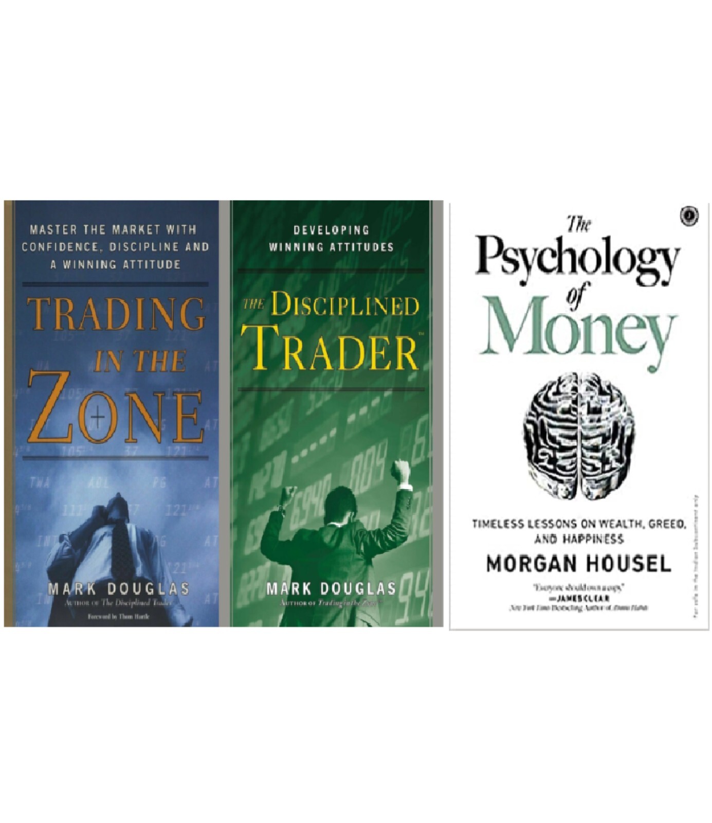 Trading in the Zone The Disciplined Trader and psychology of money 3 book set