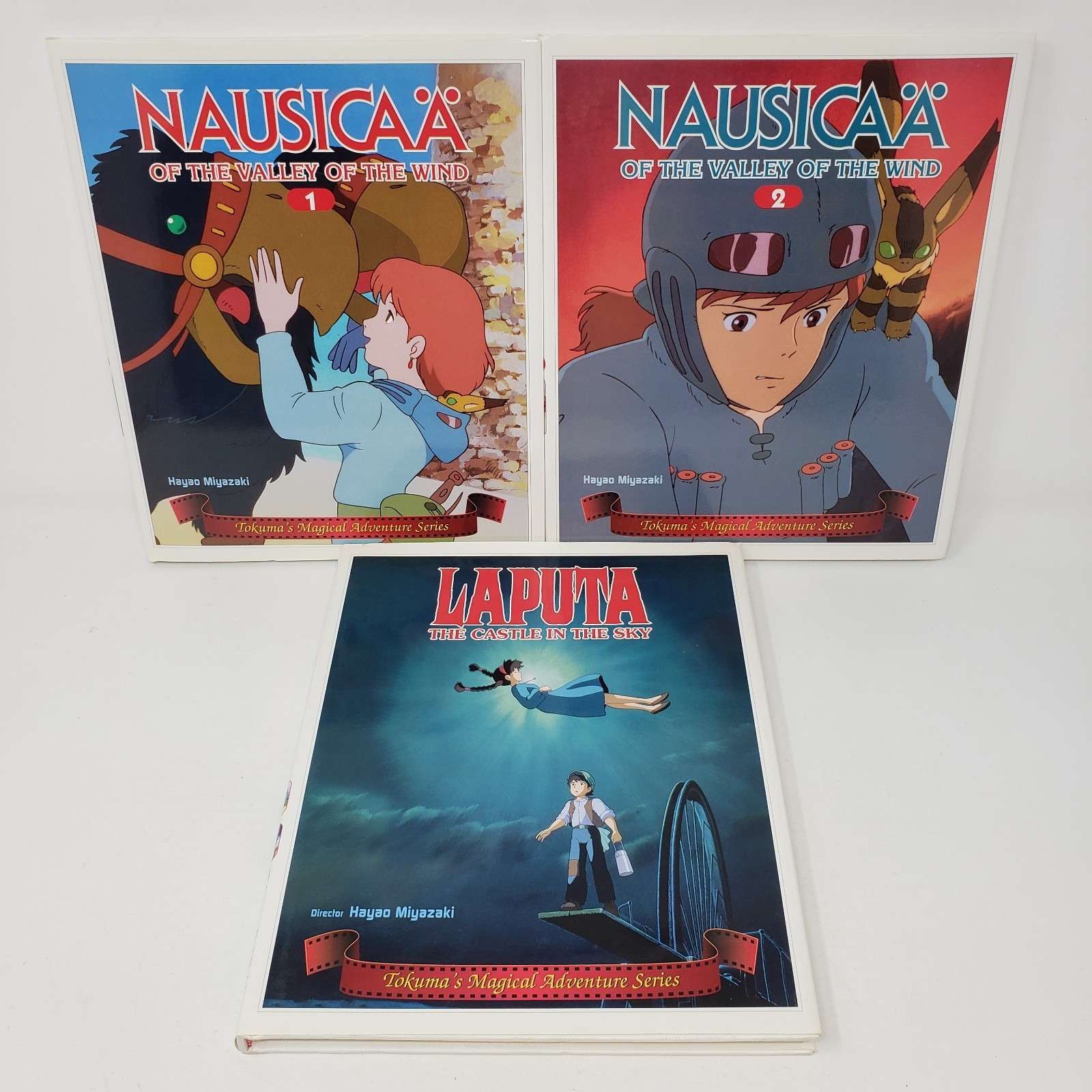 Tokuma’s Magical Adventure Series Lot of 3 by Hayao Miyazaki – Nausicaa, Laputa