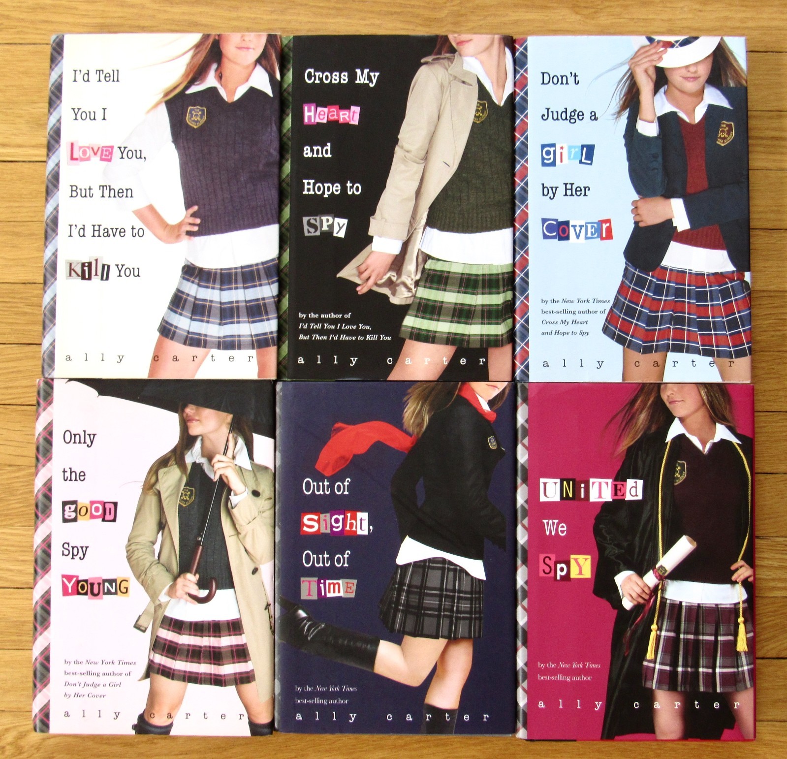 Complete Set 1-6 GALLAGHER GIRLS Ally Carter HBDJ EXC L1