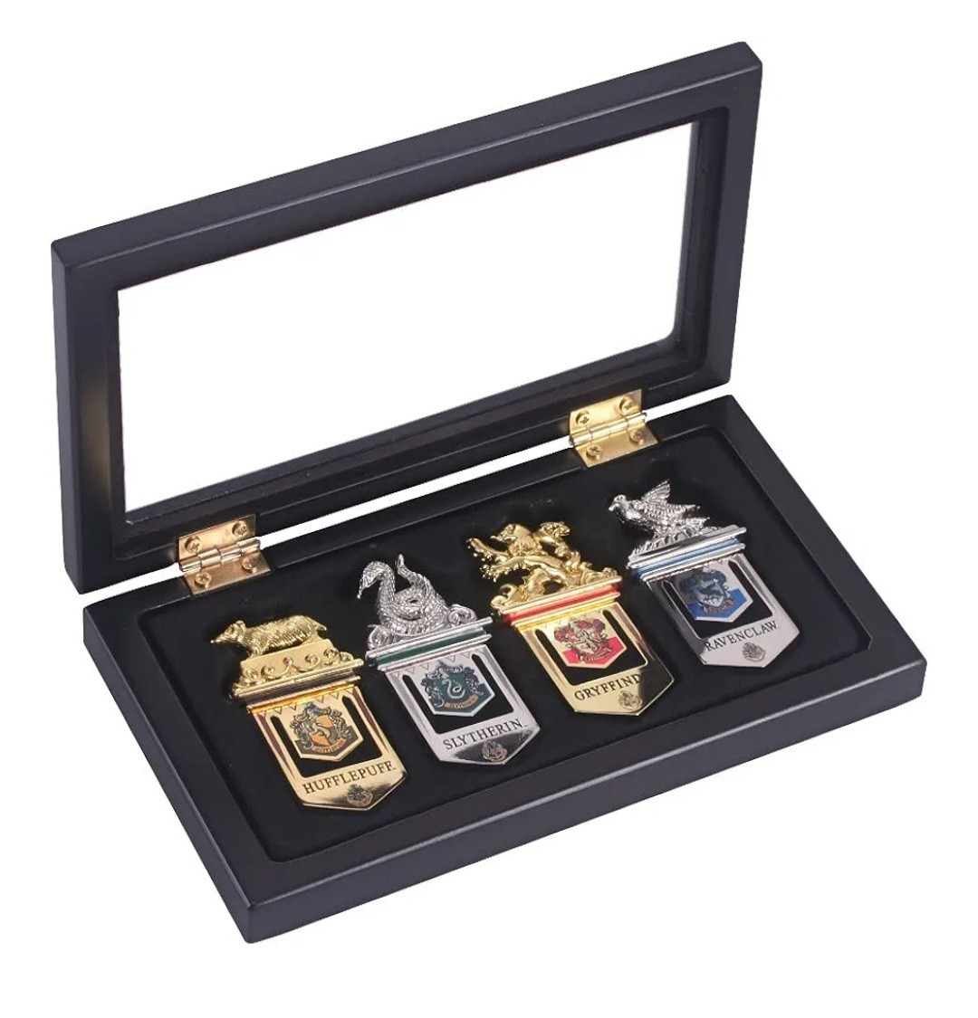 The Noble Collection Harry Potter Hogwarts Bookmarks – 6.3in (16cm) Display Set