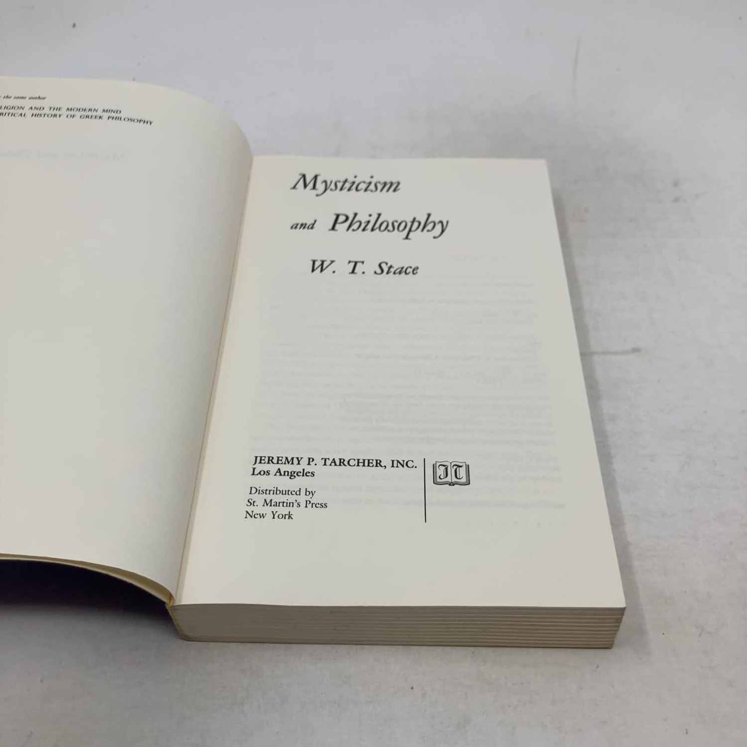 Mysticism and Philosophy
