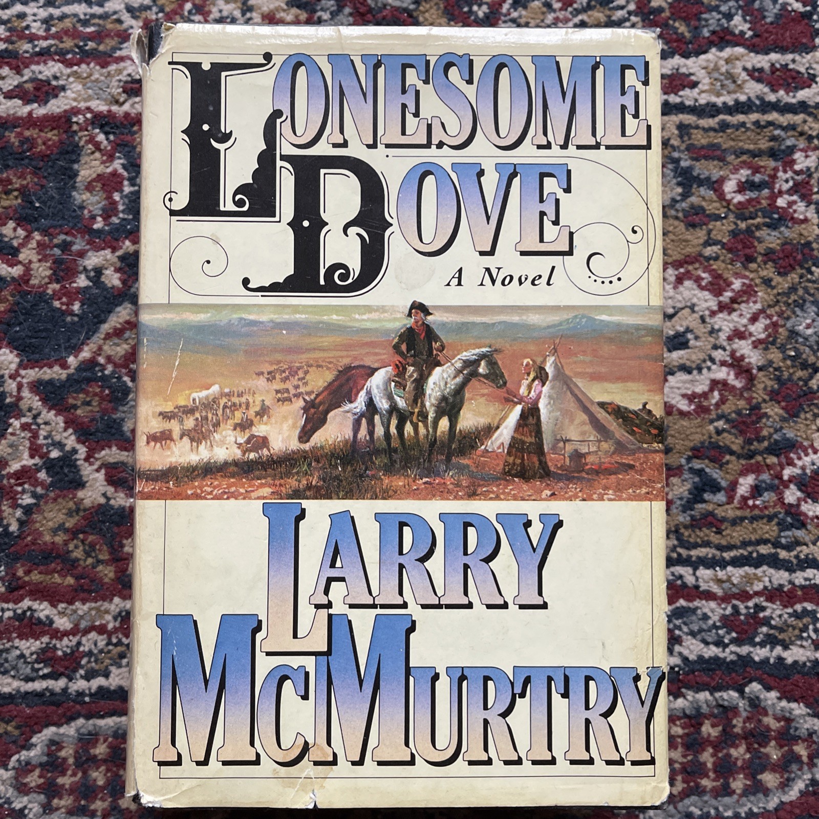 Lonesome Dove by Larry McMurtry (1985, Hardcover, pre-owned)