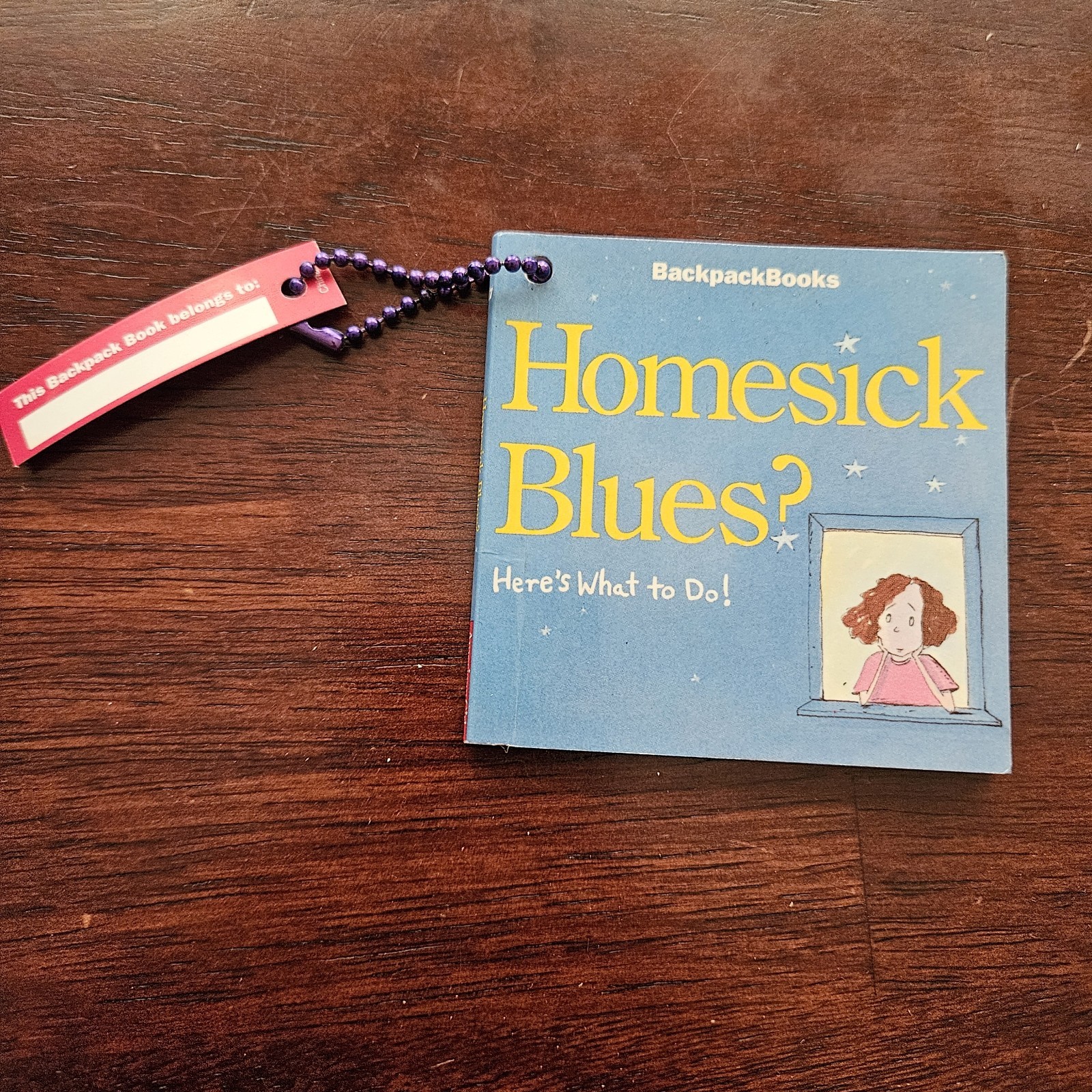 Pleasant Company HOMESICK BLUES? American Girl of Today 3″ Backpack Book #17