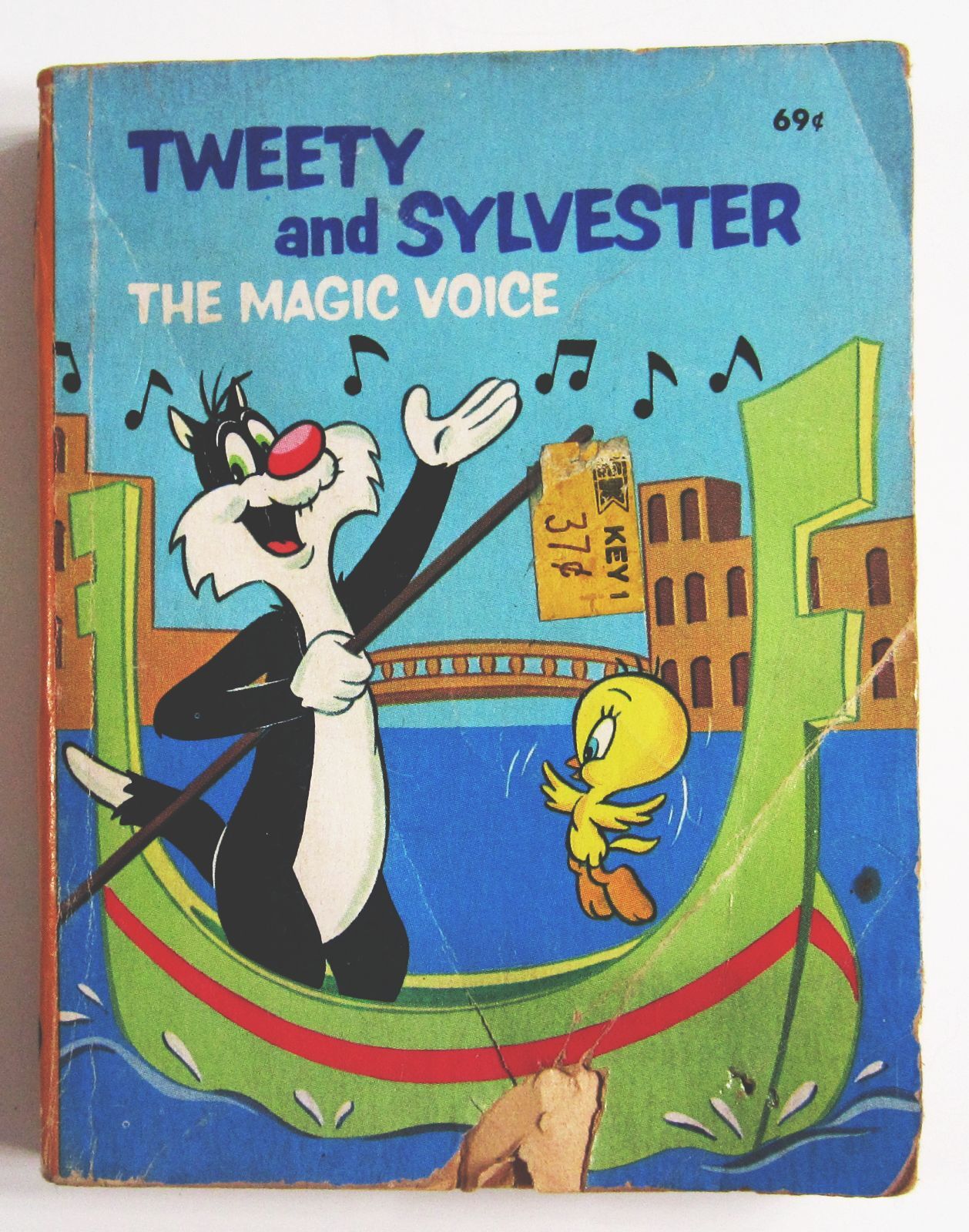 Big Little Book Tweety and Sylvester Magic Voice Softcover 1967 Vintage Whitman