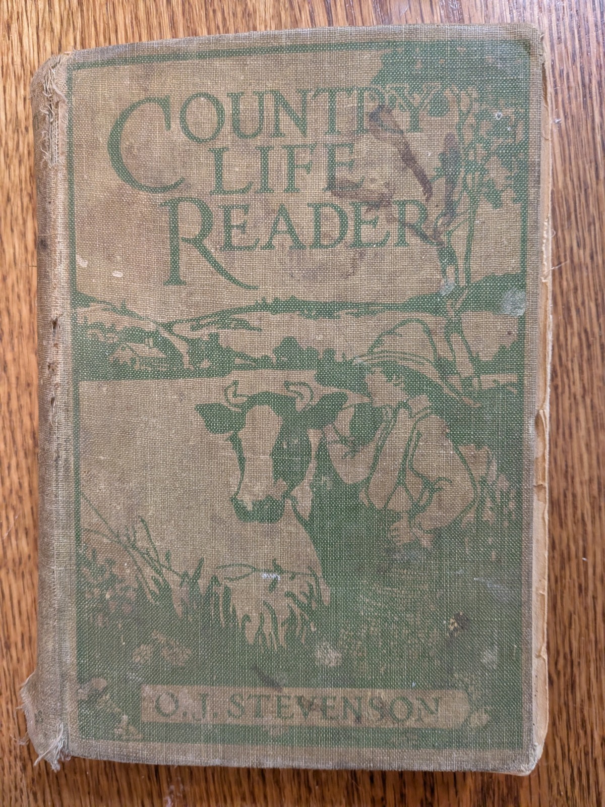 O. J. Stevenson Country Life Reader Illustrated Cloth Hardcover 1913 NY