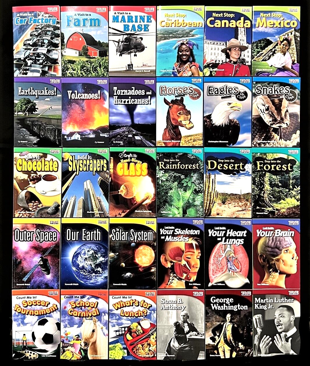 2nd Grade – TIME FOR KIDS (SOCIAL STUDIES & SCIENCE) 30 Nonfiction Reader Books
