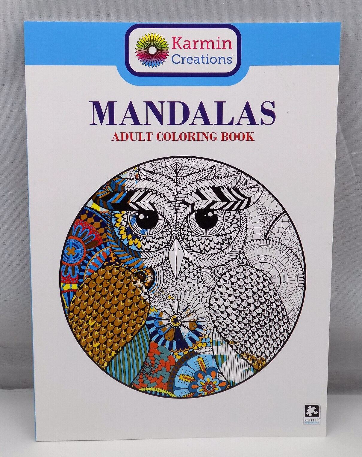 Mandalas Adult Coloring Book Karmin Creations 32 Designs Brand New