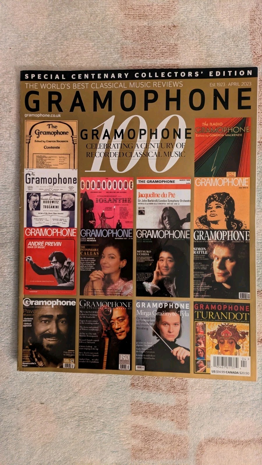 GRAMOPHONE MAGAZINE, April 2023, 178 Pages, Classical Music Reviews, 100 Years