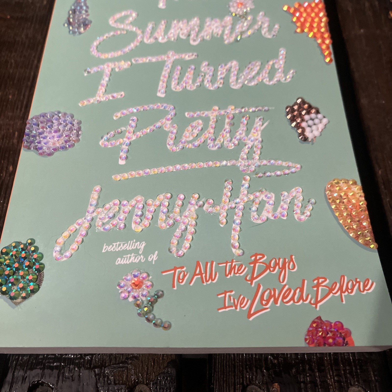 The Summer I Turned Pretty Bedazzled Rhinestone Paperback Book Custom BookTok