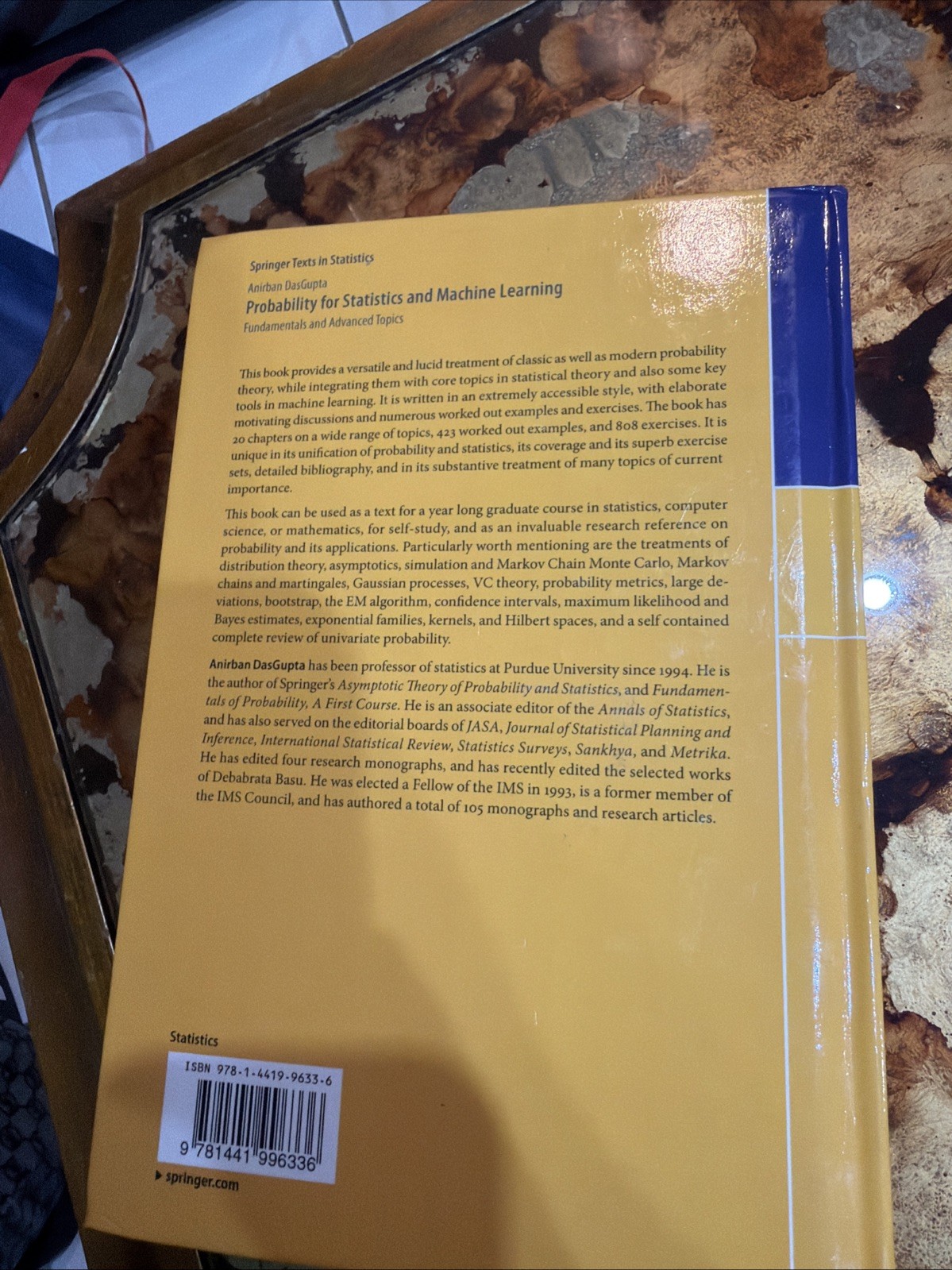 Probability for Statistics and Machine Learning -anirbas Dasgupta Springer