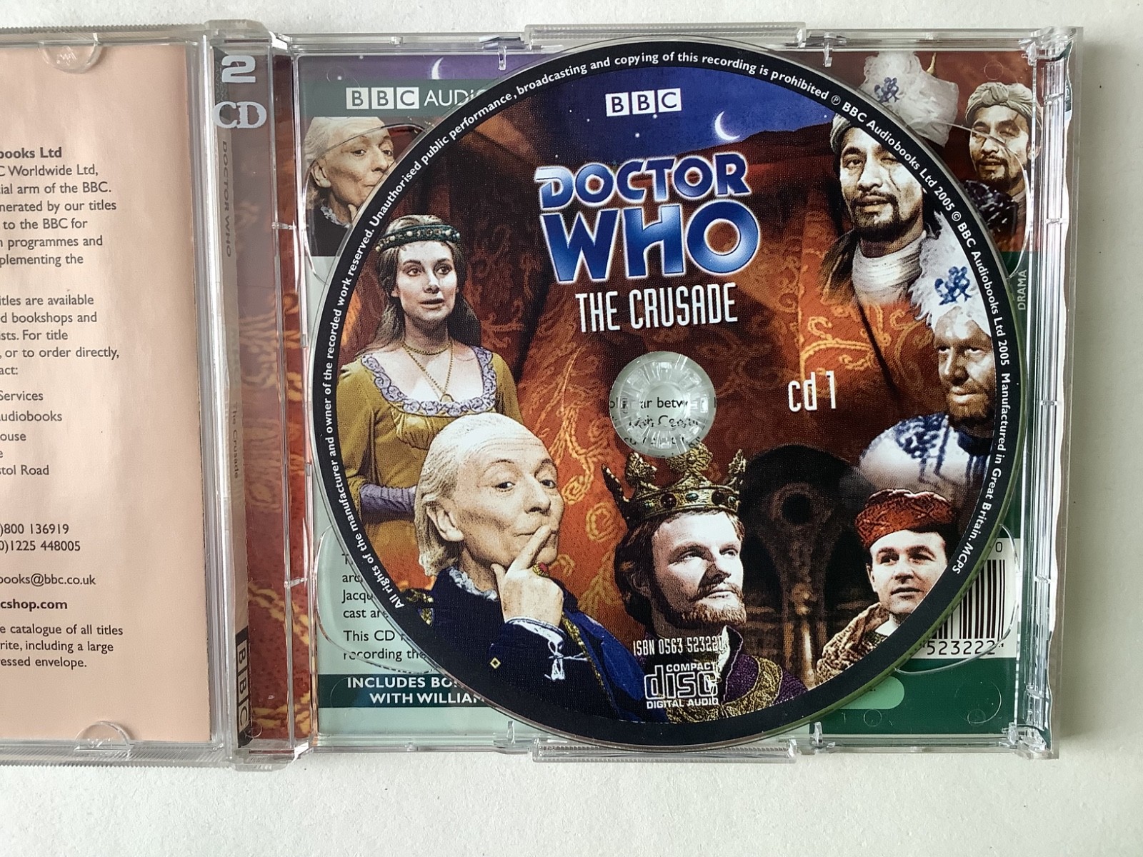 Doctor Who: The Crusade by AudioGO Limited (CD-Audio, 2005) – William Hartnell