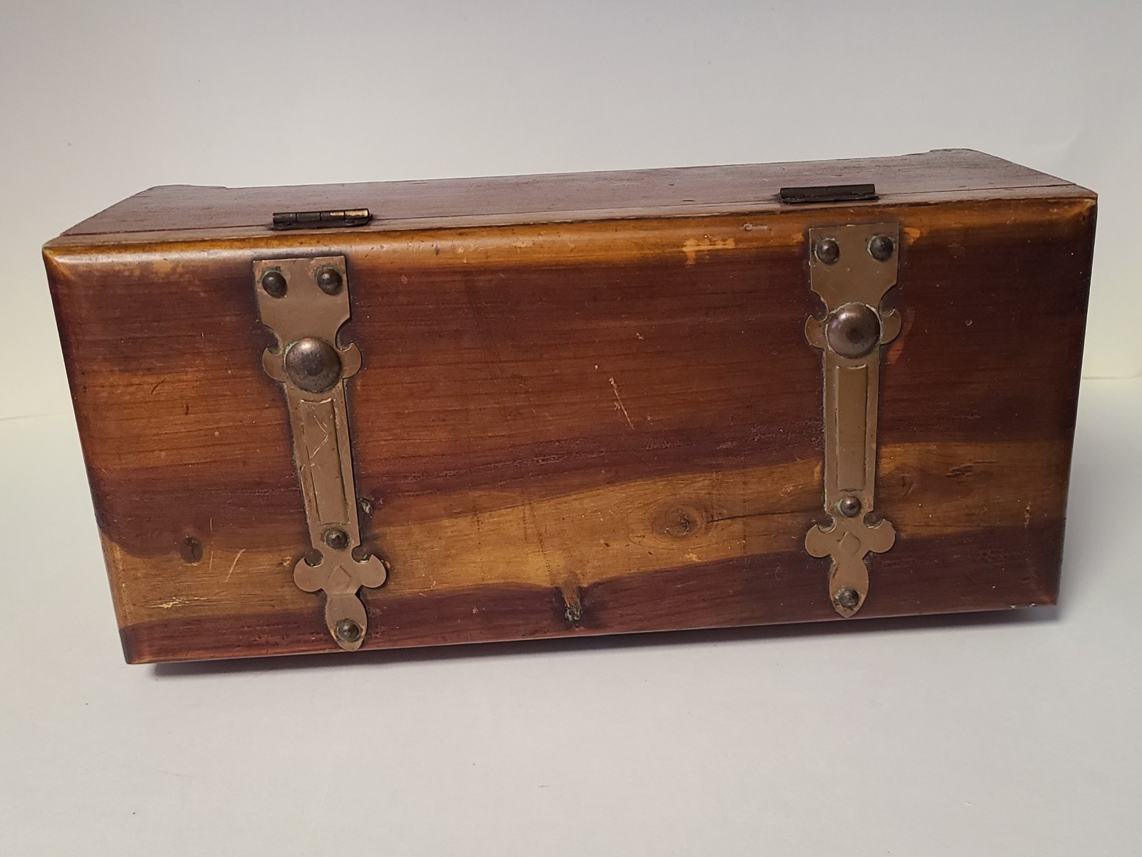 Rare Little Leather Library Complete 30 HOLY BIBLE Original Cedar Box A8