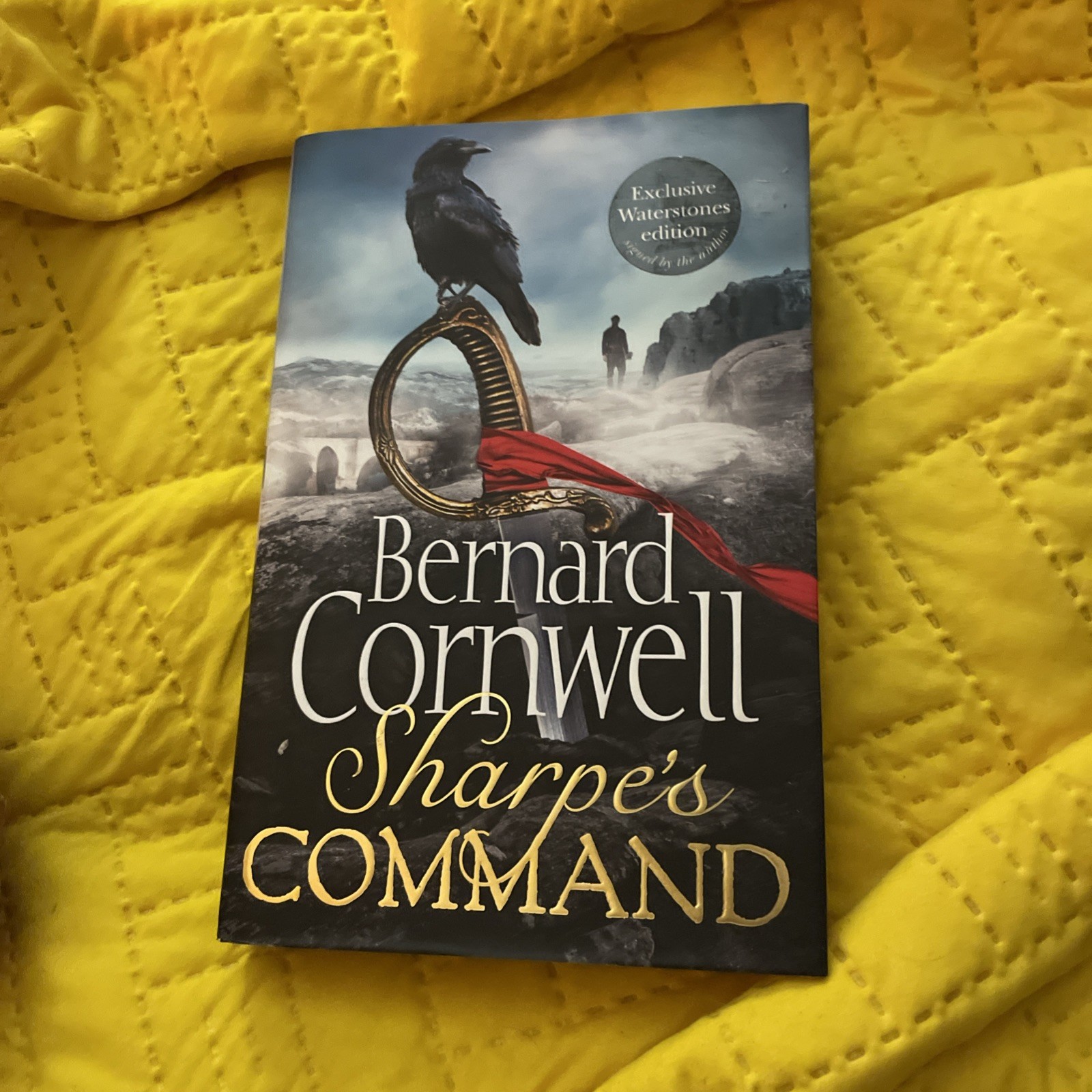 Sharpe’s Command UNREAD SIGNED by Bernard Cornwell 2023 1st Waterstones Edition