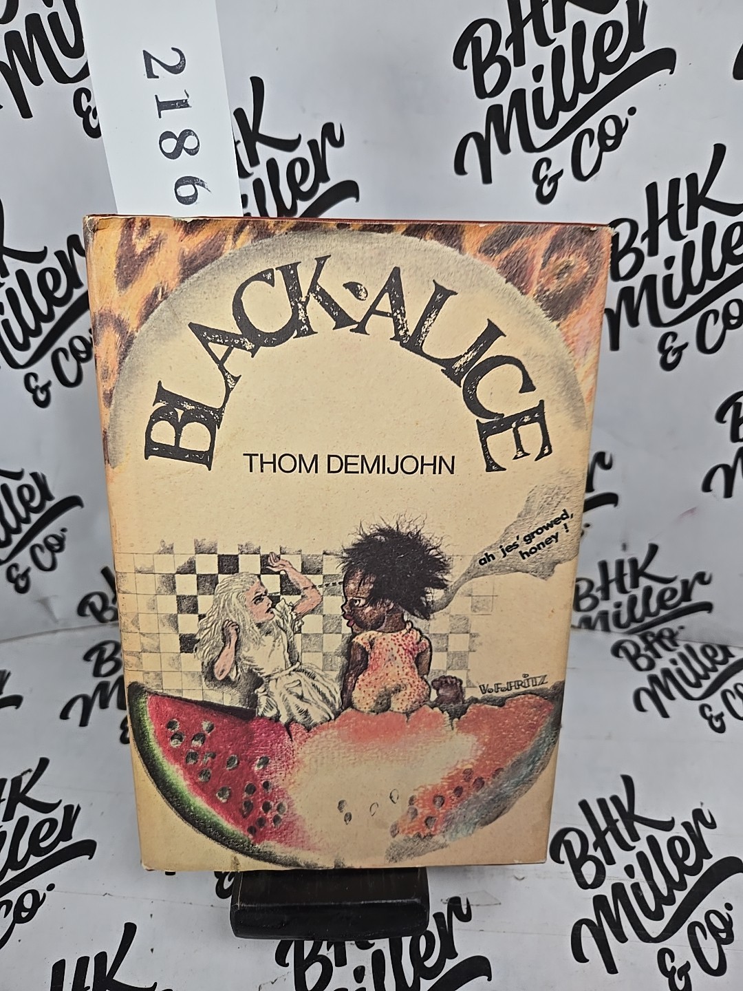 Black Alice by Thom Demijohn Vintage 1968 Hardcover Book Club Edition