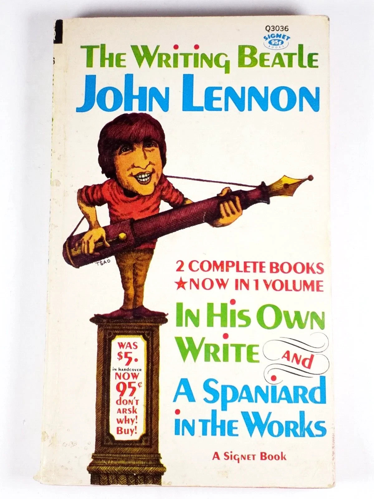 1st Printing 1967 John Lennon In His Own Write & A Spaniard In The Works 2-in-1