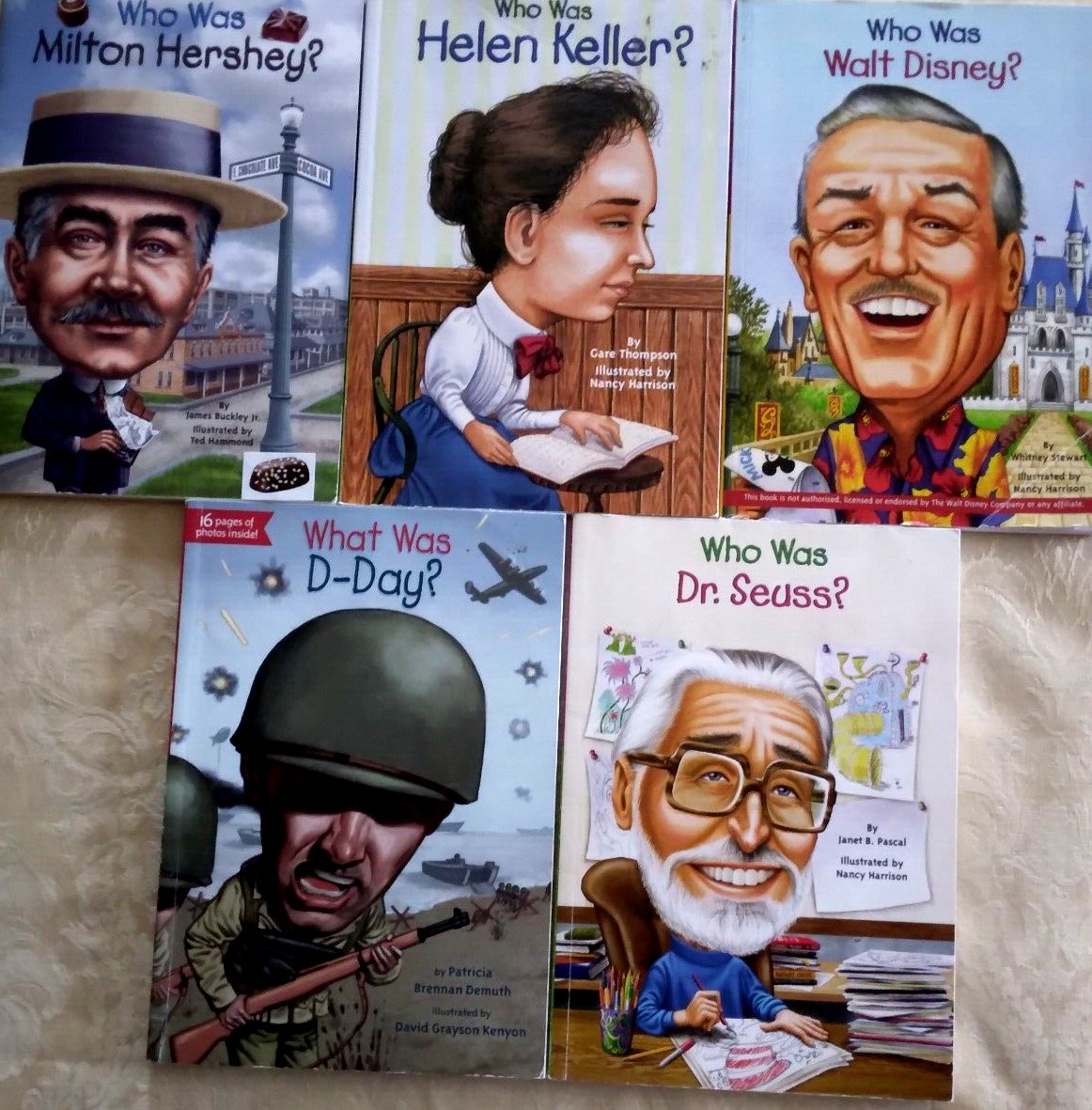 Who HQ – Who Was, Where Is, What Is, What Was, What Are Books – Lot of 5