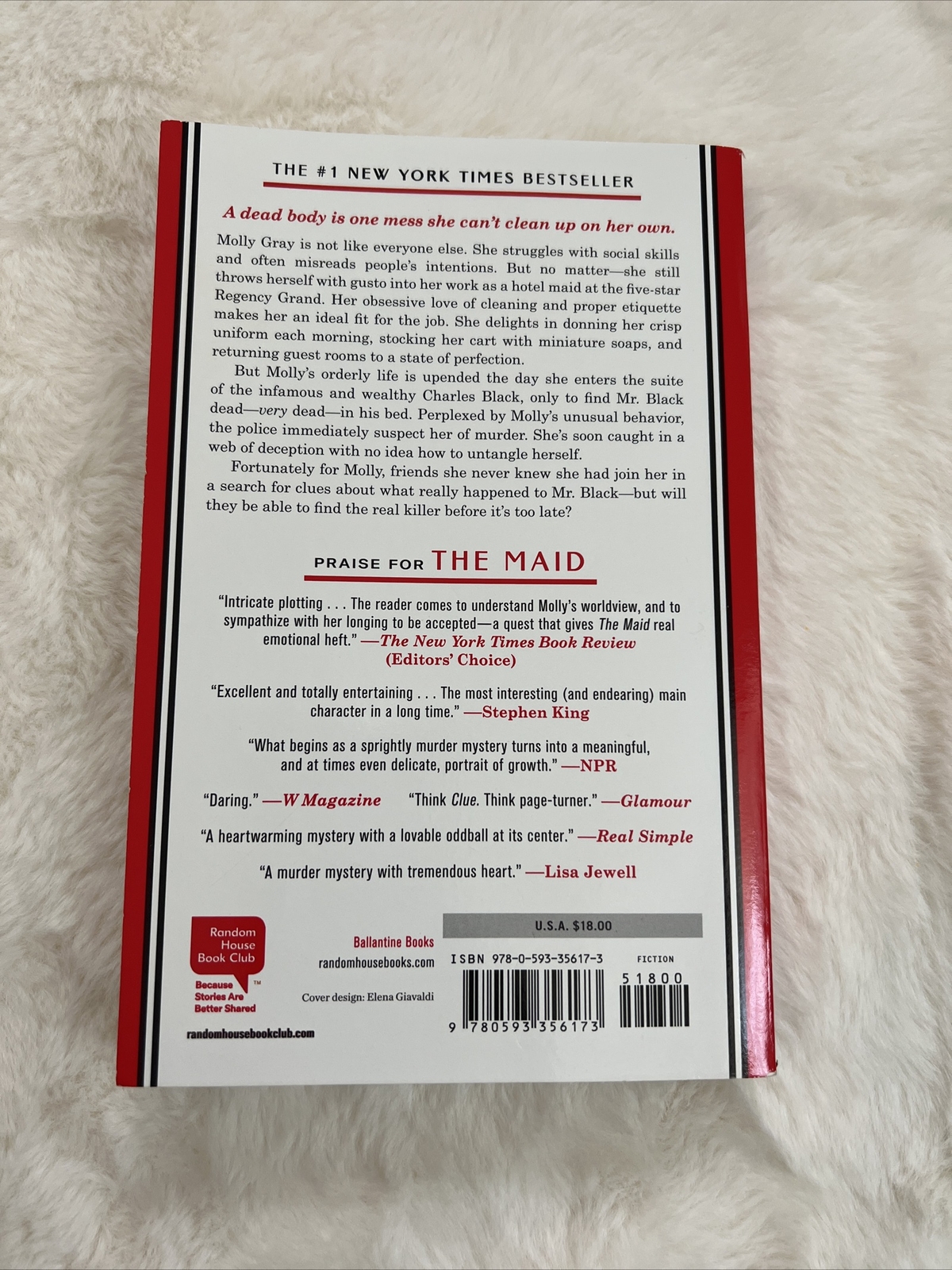 The Maid : A Novel by Nita Prose (2022, Hardcover) #1 New York Times Bestseller