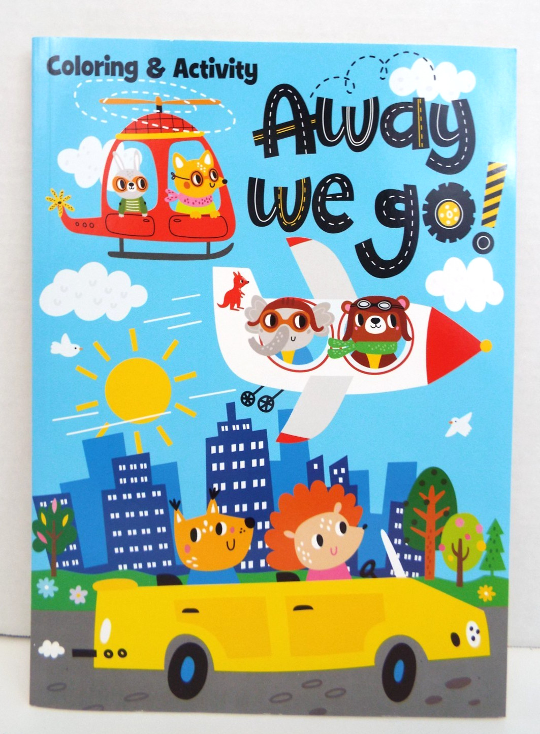 2: Coloring & Activity -Away We Go! & 700 piece Stickers-Vehicles & Small Cutsie
