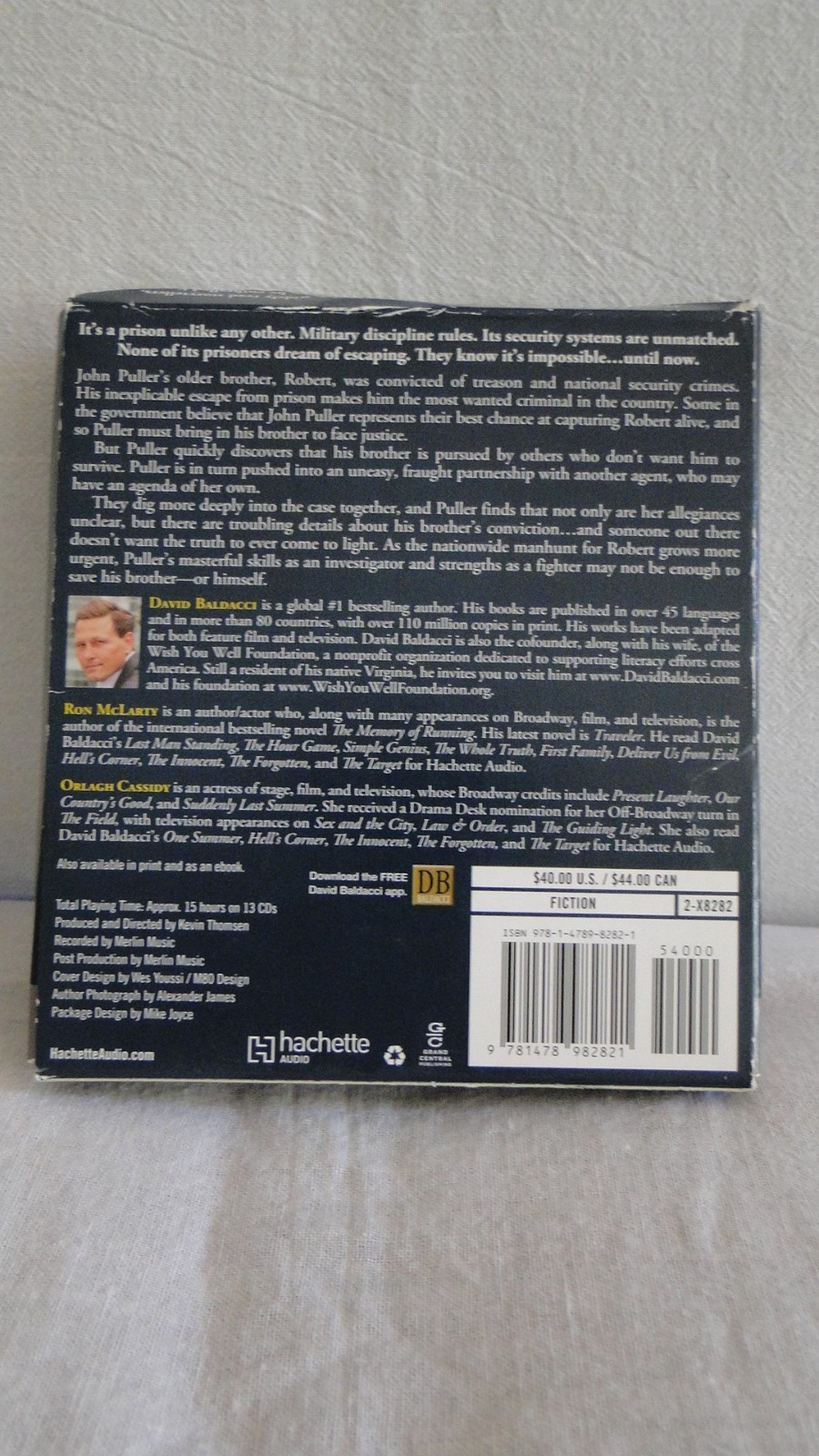 John Puller Ser.: The Escape by David Baldacci (2014, Compact Disc,…